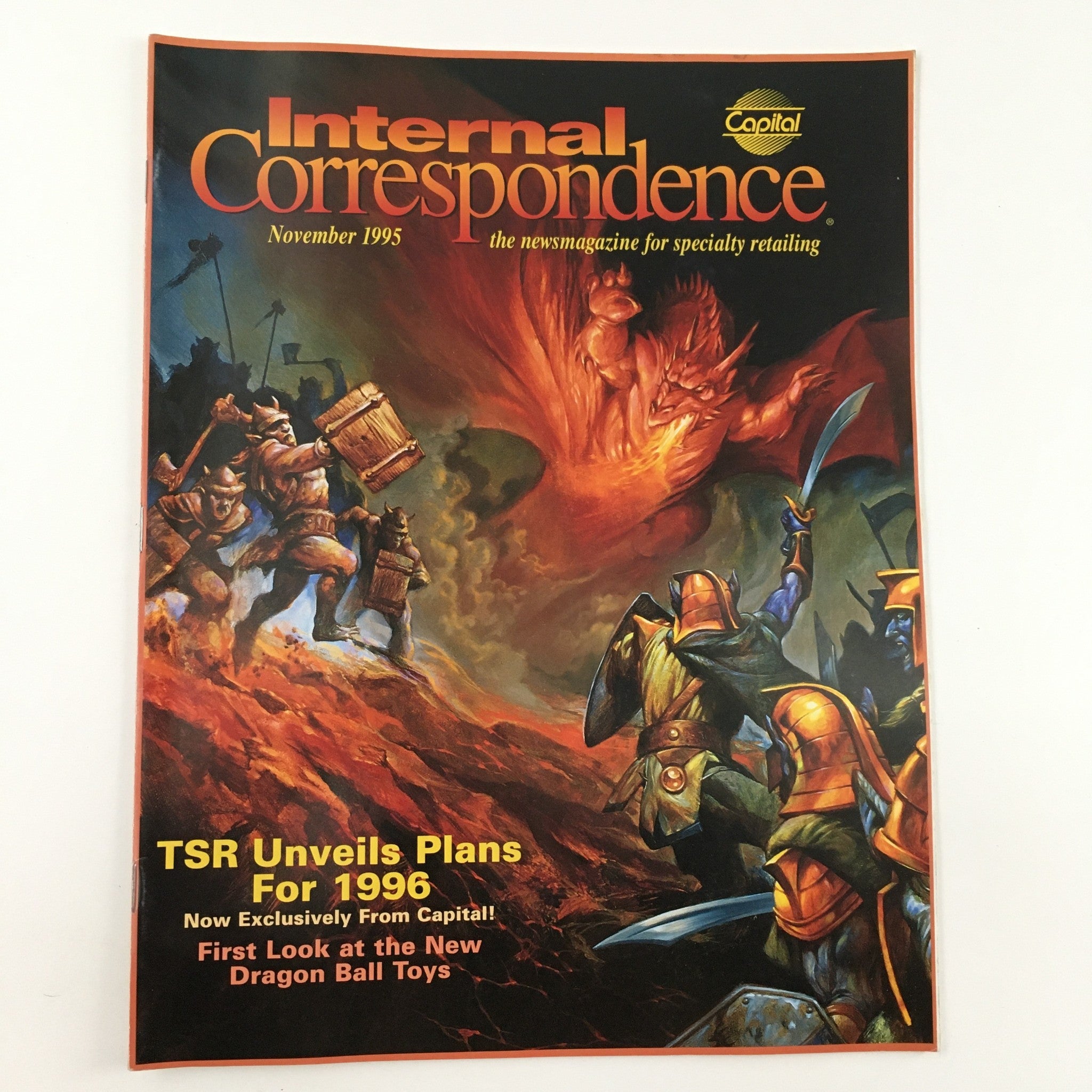 Internal Correspondence November 1995 First Look at Dragon Ball Toys No Label