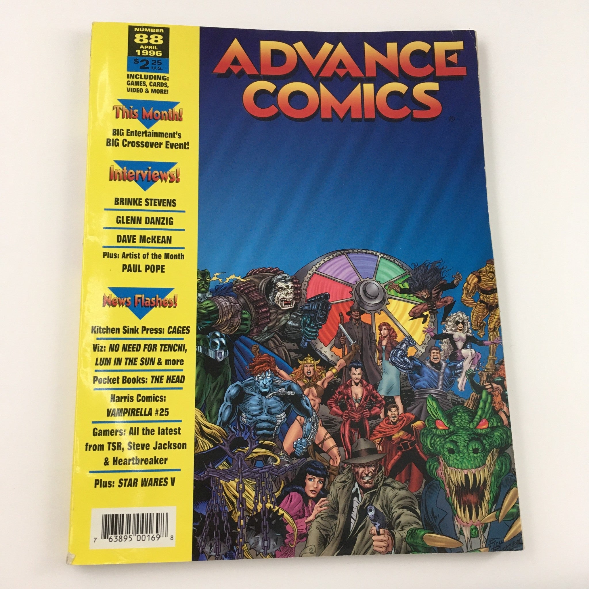 Advance Comics April 1996 No. 88 Megaton Man vs Forbidden Frankenstein No Label