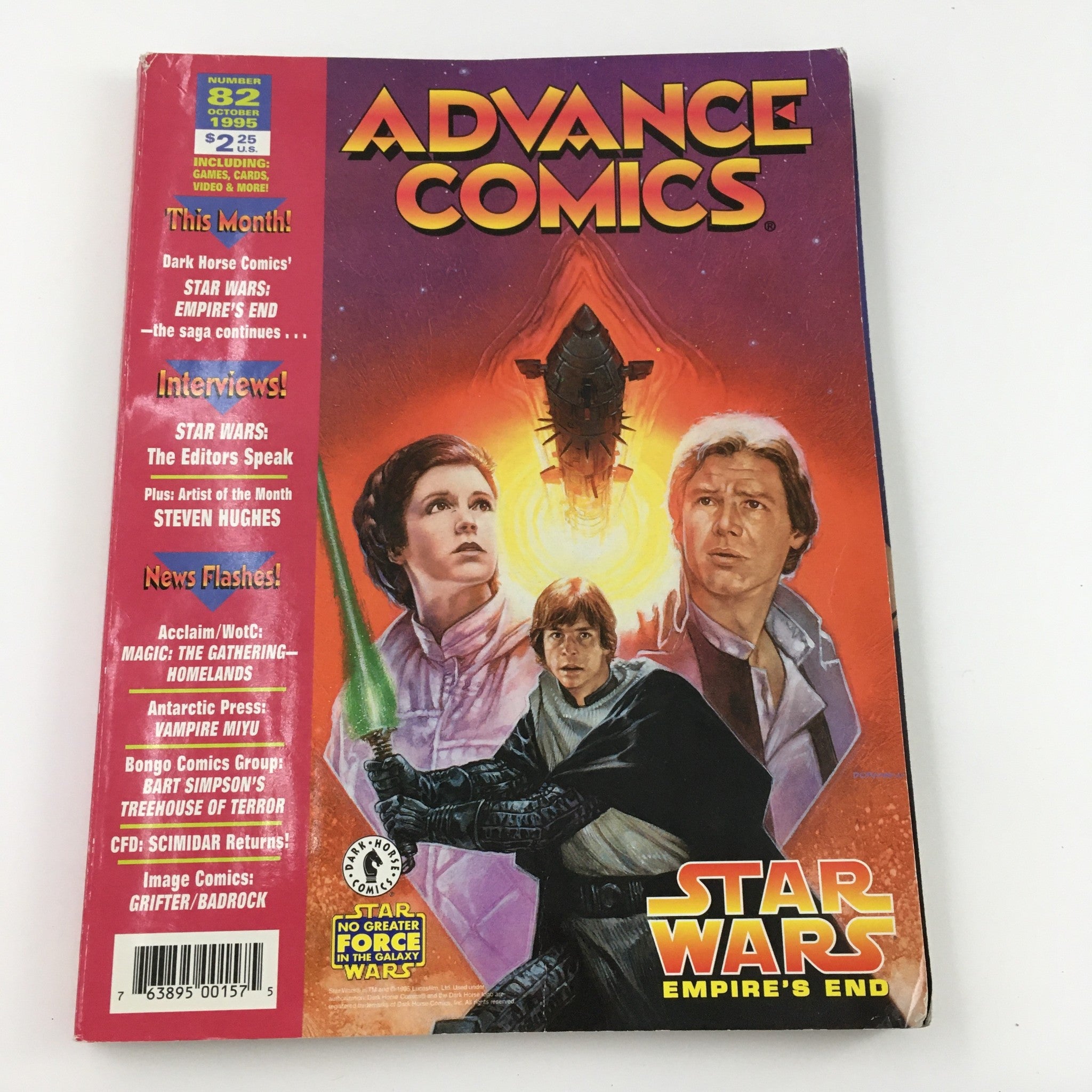 Advance Comics October 1995 No. 82 Star Wars Empire's End Saga Cont... No Label