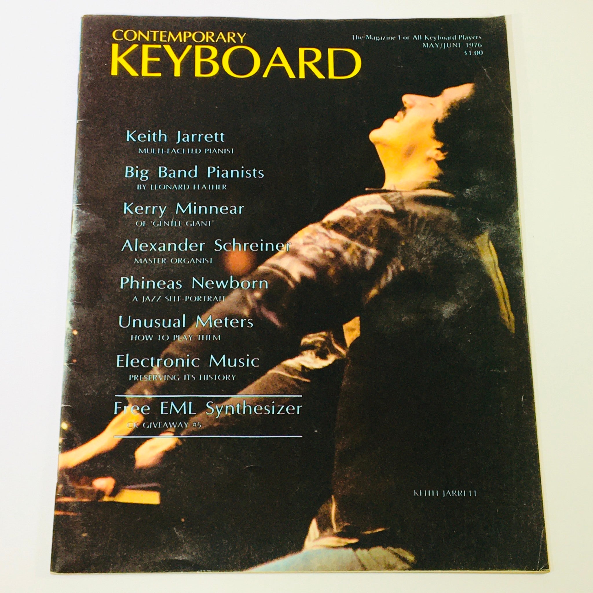 VTG Keyboard Magazine May June 1976 - Keith Jarrett, Kerry Minnear & Alexander S
