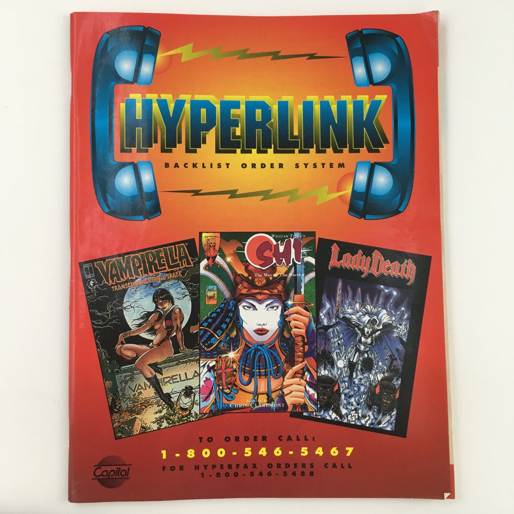 Hyperlink Backlist Order System 1994 General Trade Terms of Comics