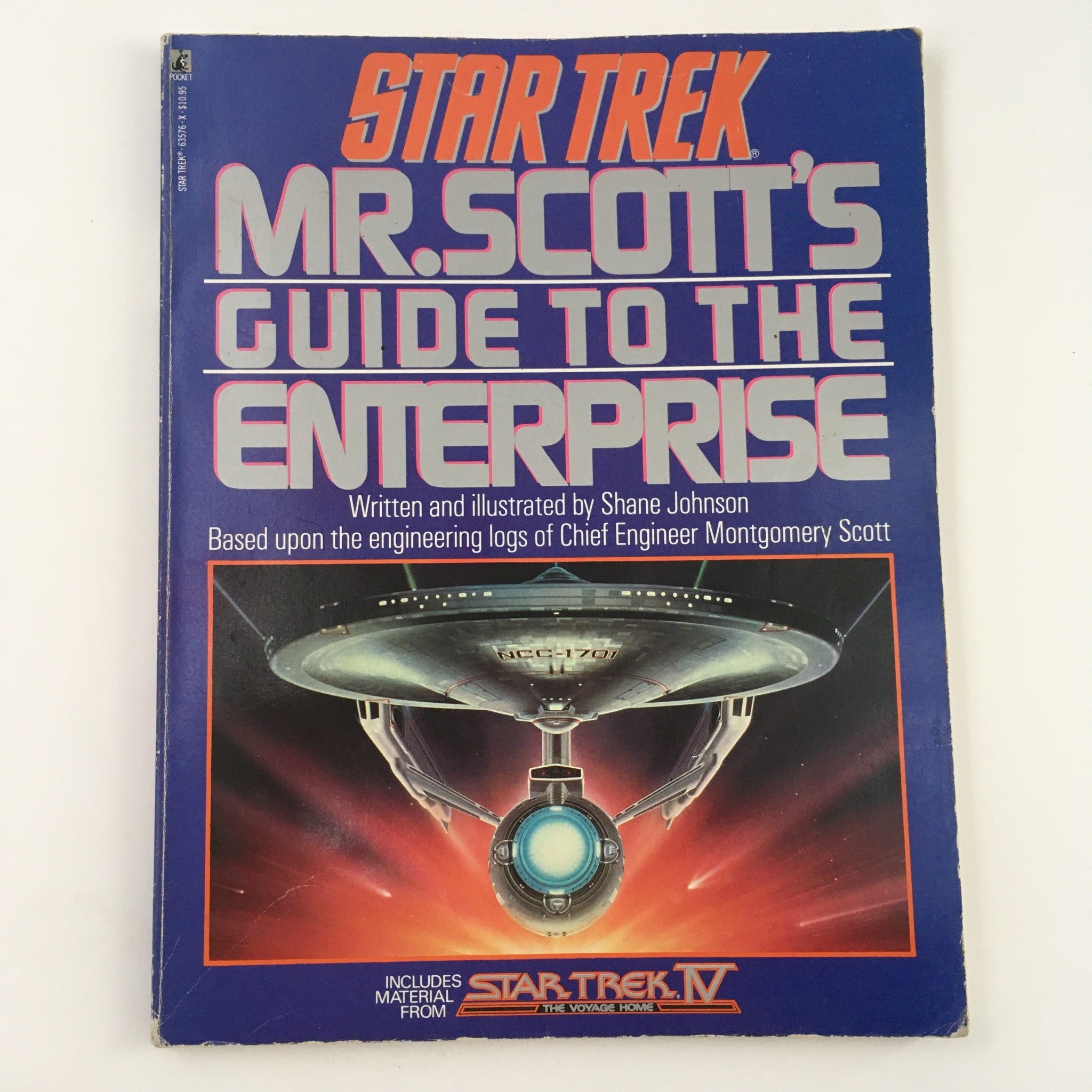 1987 Star Trek Mr. Scott's Guide to the Enterprise Written by Shane Johnson