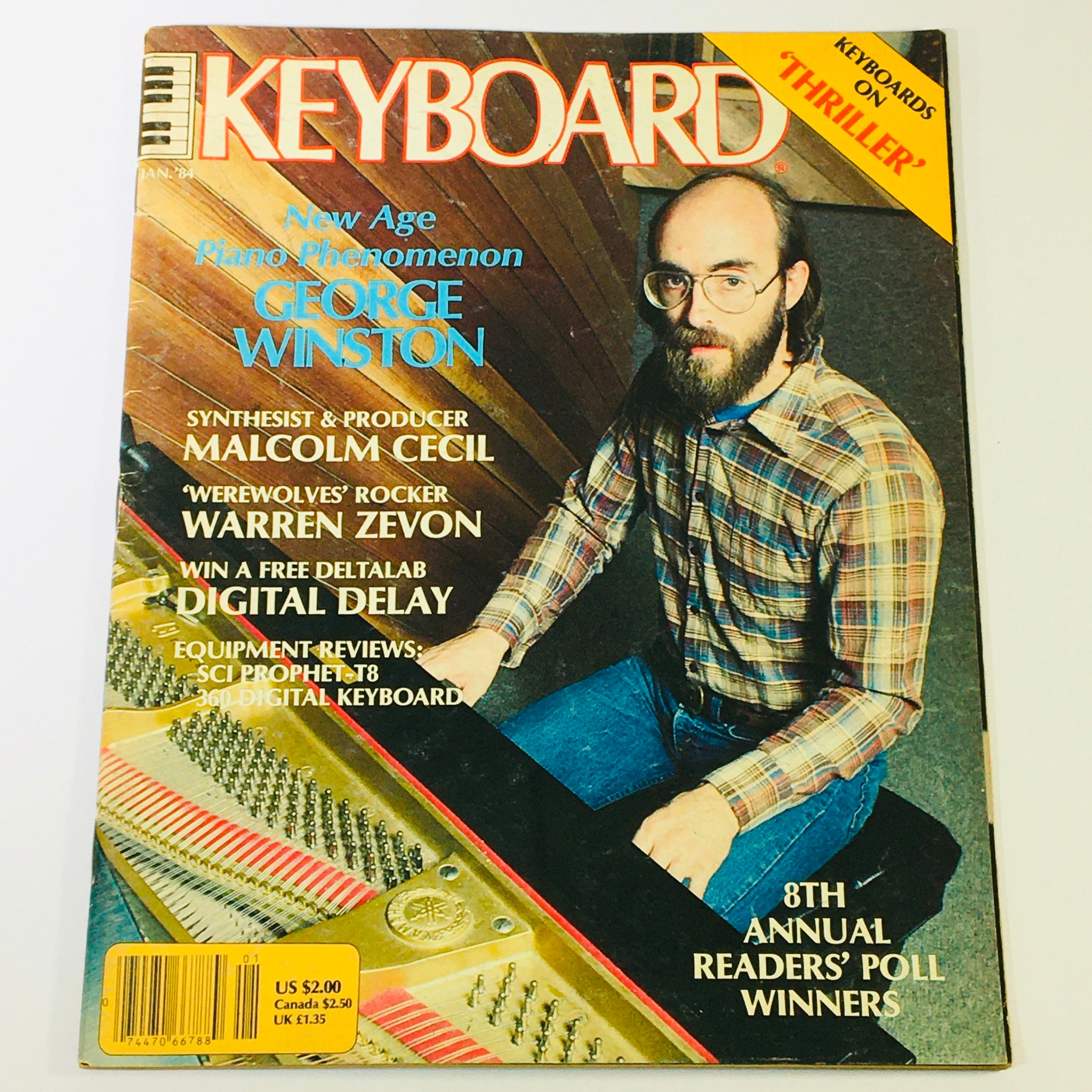 Keyboard Magazine Jan 1984 - George Winston