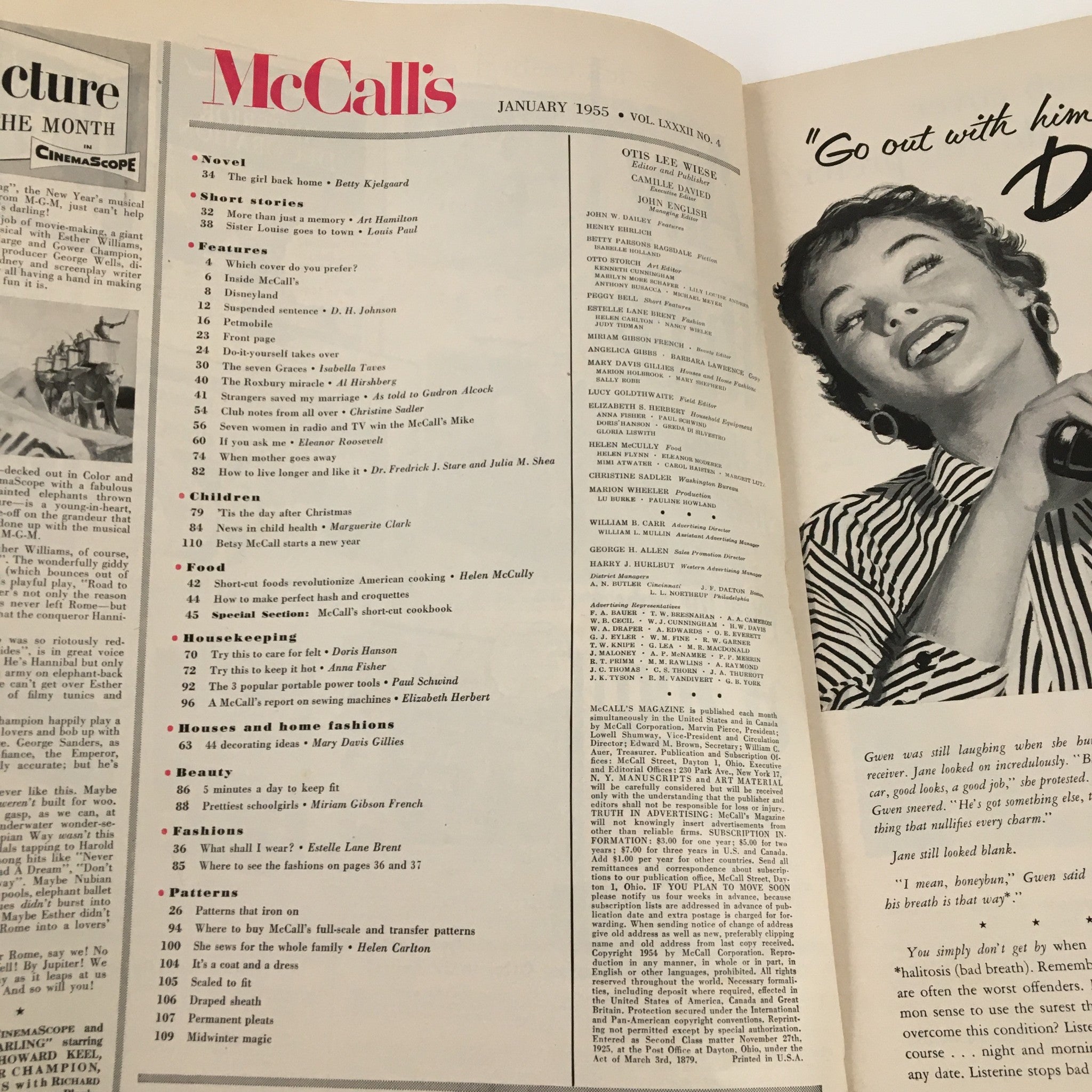 McCall's Magazine January 1955 The Biggest New Idea in Do-It-Yourself