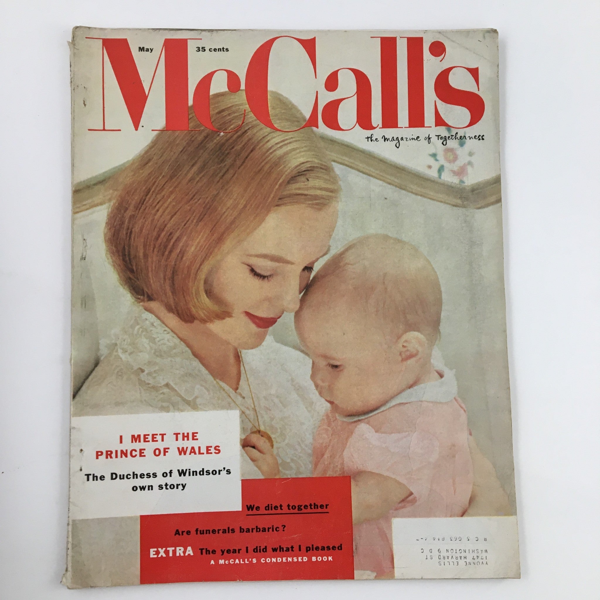 McCall's Magazine May 1956 The Duchess of Windsor's Own Story How She Met Prince