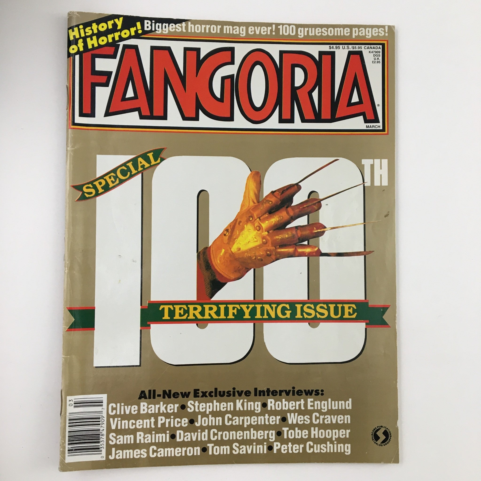 Fangoria Magazine March 1991 Monster Maker, Vampire Staker Film Legend No Label