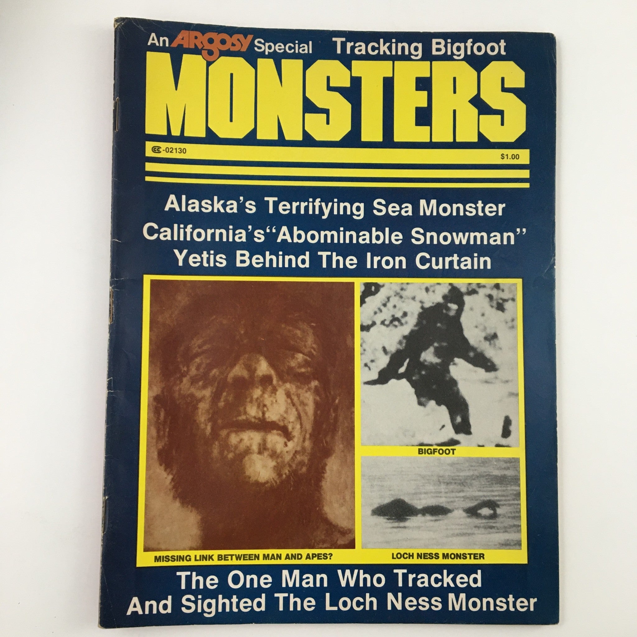 Argosy Special Monsters 1977 Tracking Bigfoot Alaska's Sea Monster No Label