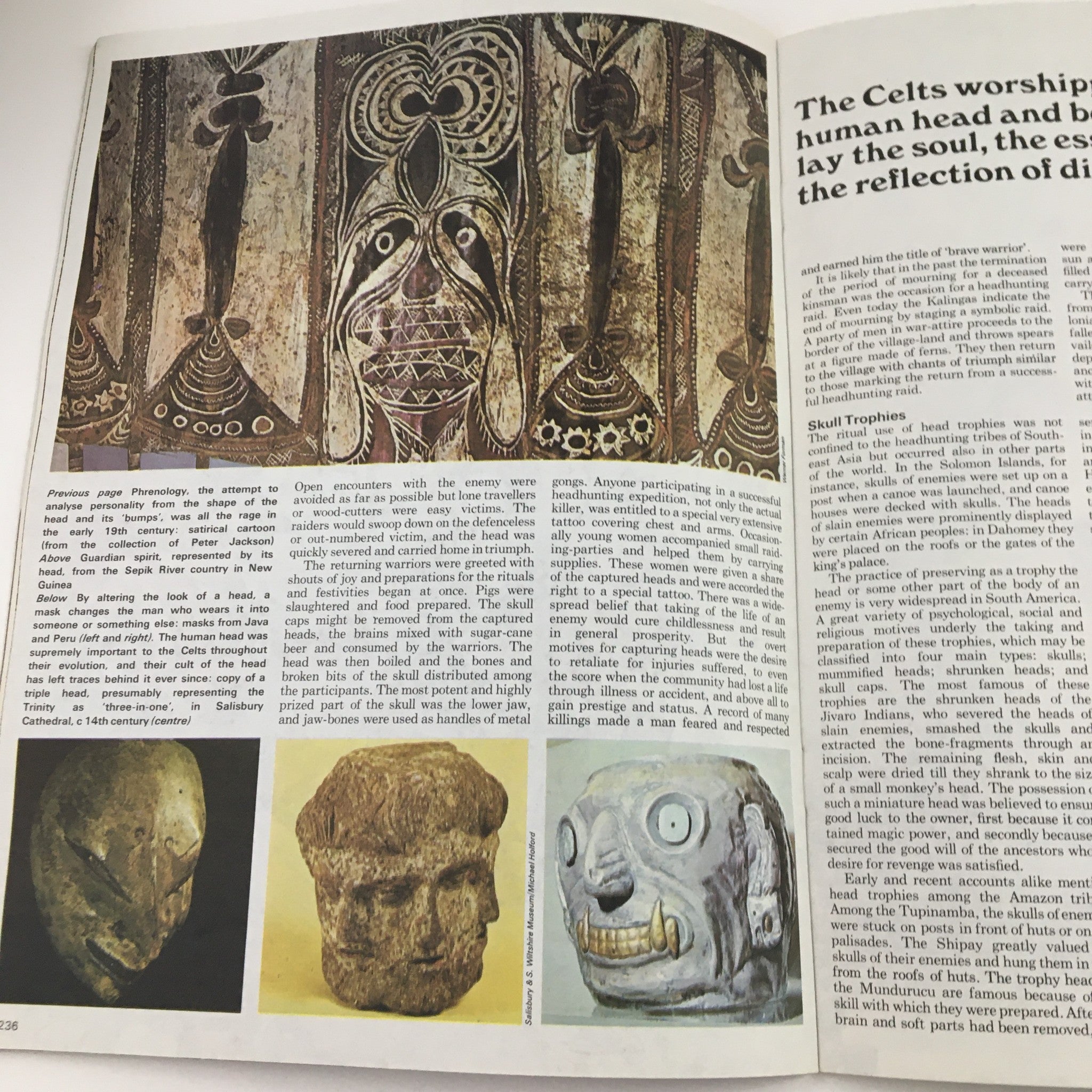 Man, Myth & Magic Magazine Part 44 The Cherished Heads Assam and Burma No Label