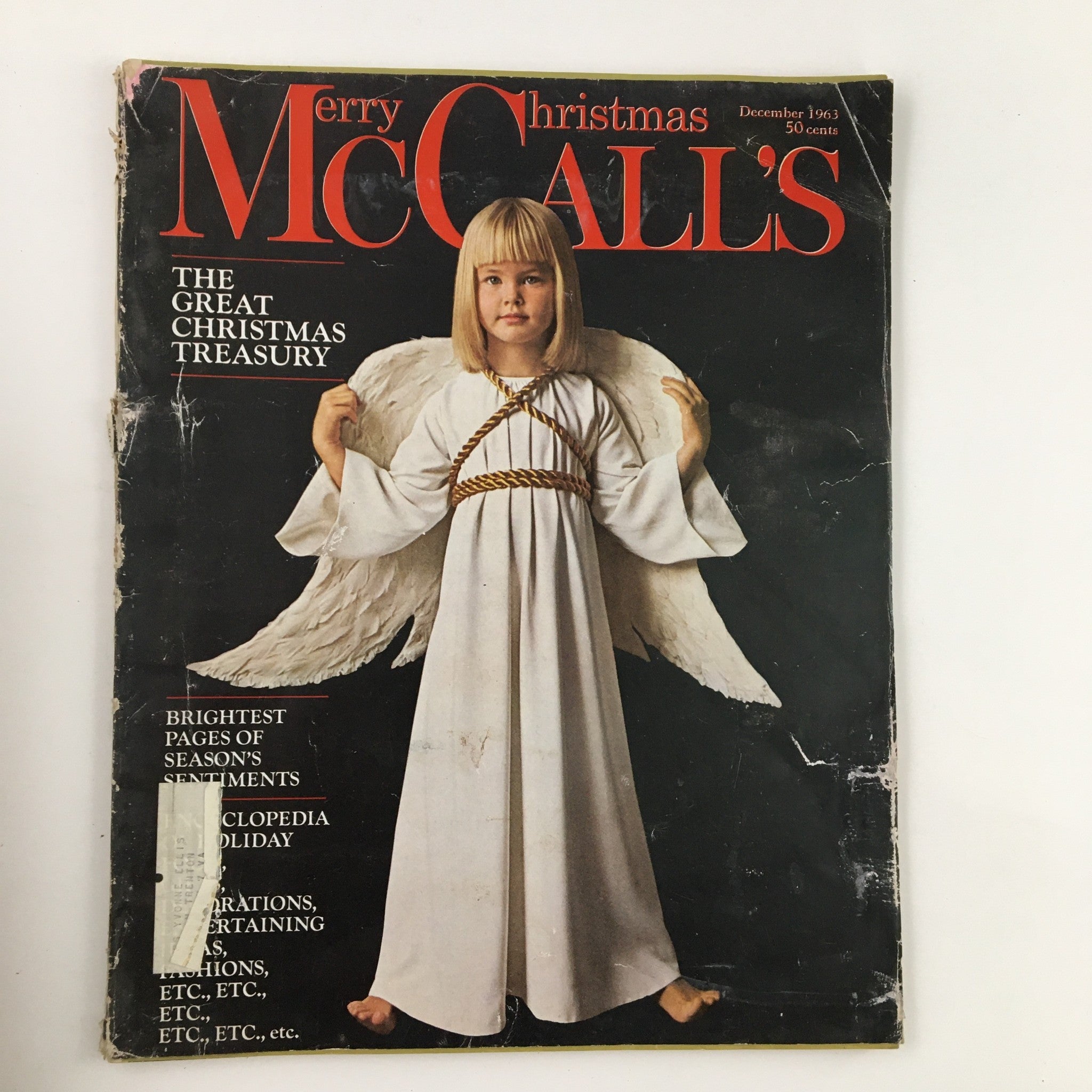 McCall's Magazine December 1963 Brightest Pages of Season's Sentiments