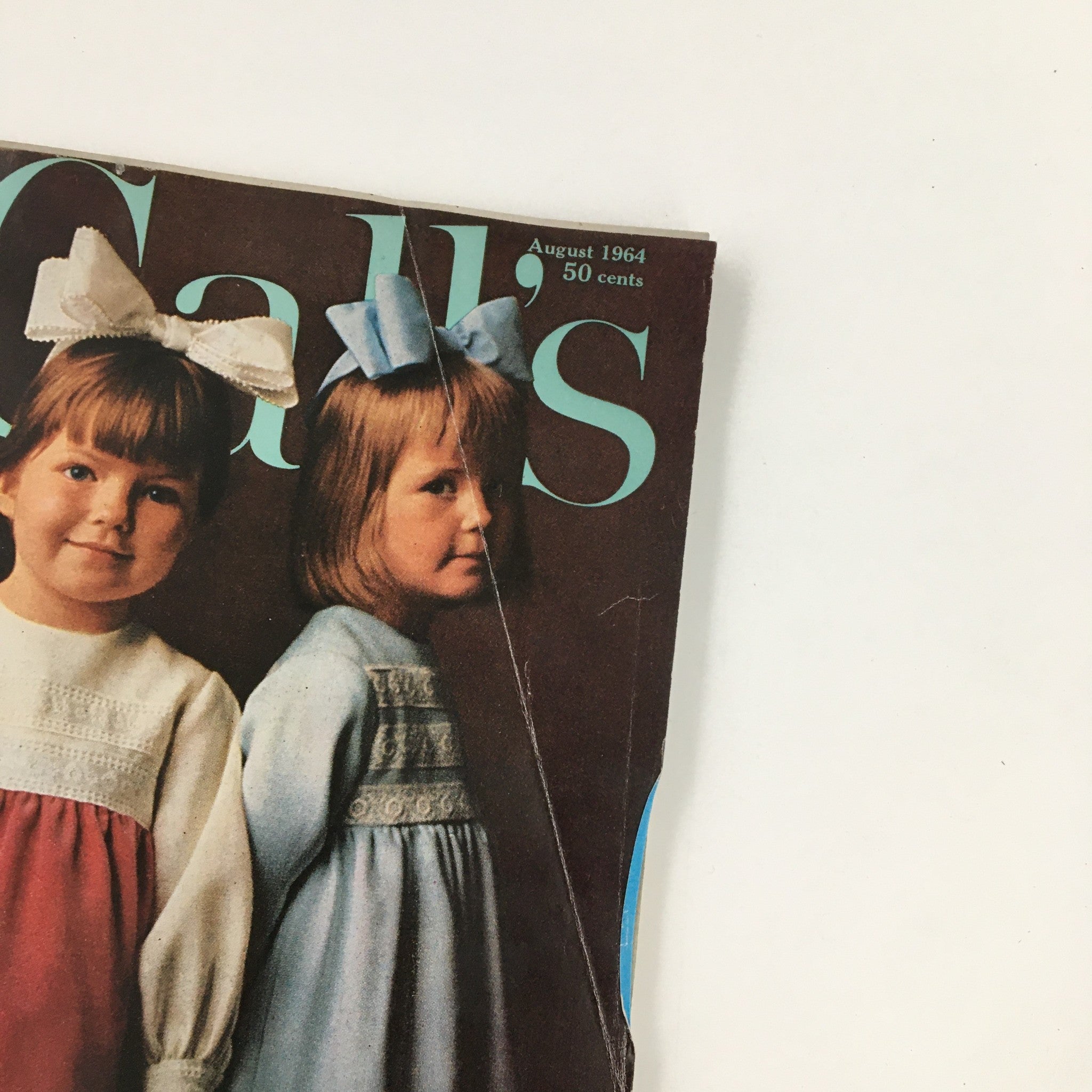 McCall's Magazine August 1964 Little Models Kathy Malloy and Adrienne Miller