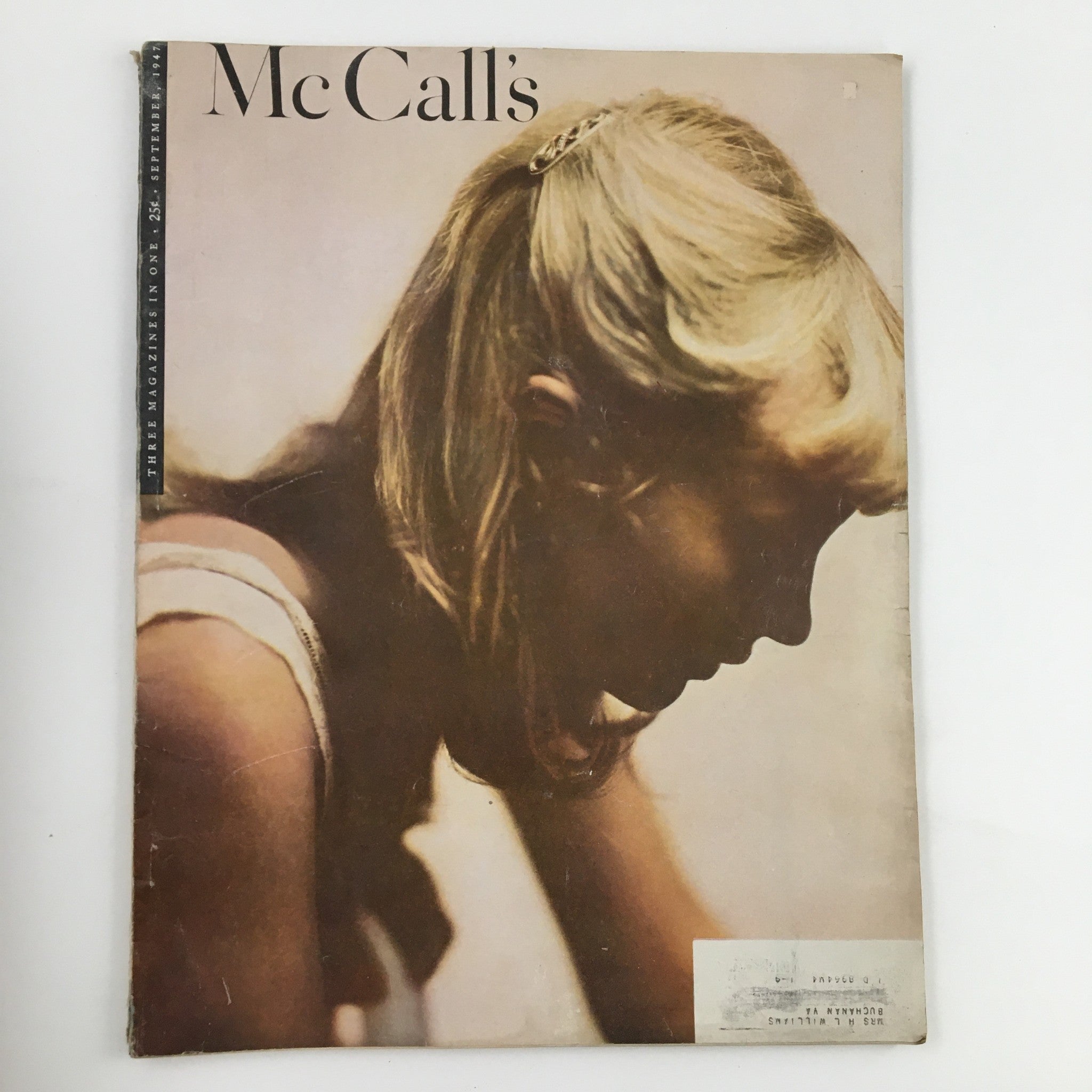 McCall's Magazine September 1947 First Hat and Hair Do Hair Fall Feature