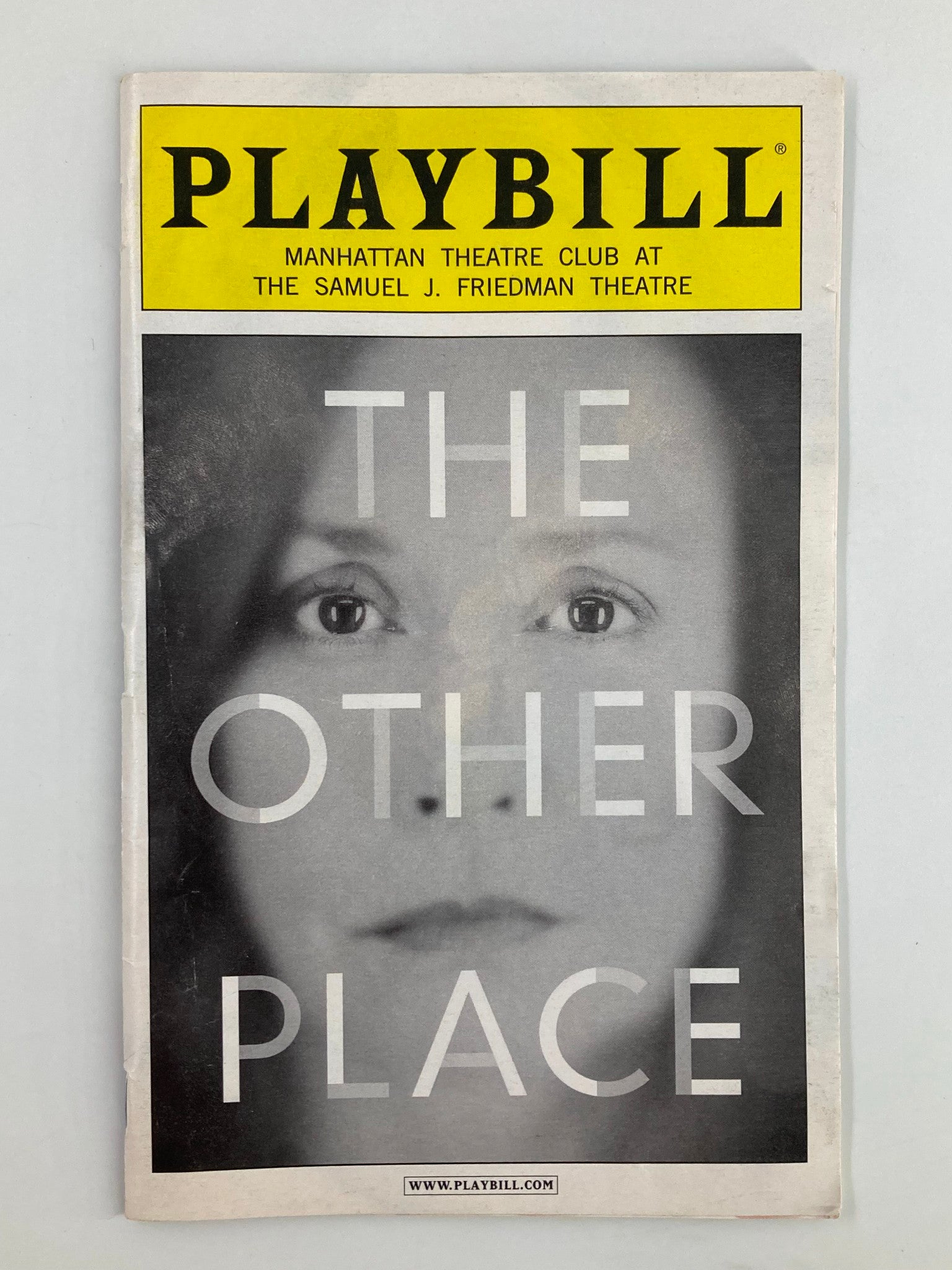 2013 Playbill The Samuel J. Friedman Theatre The Other Place by Sharr White