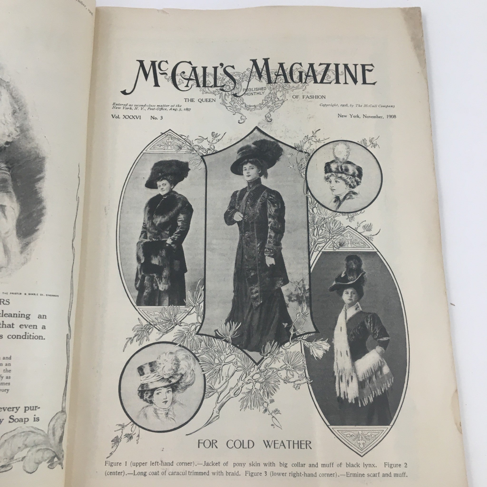 McCall's Magazine November 1908 The Queen of Fashion & A Woman's Age No Label