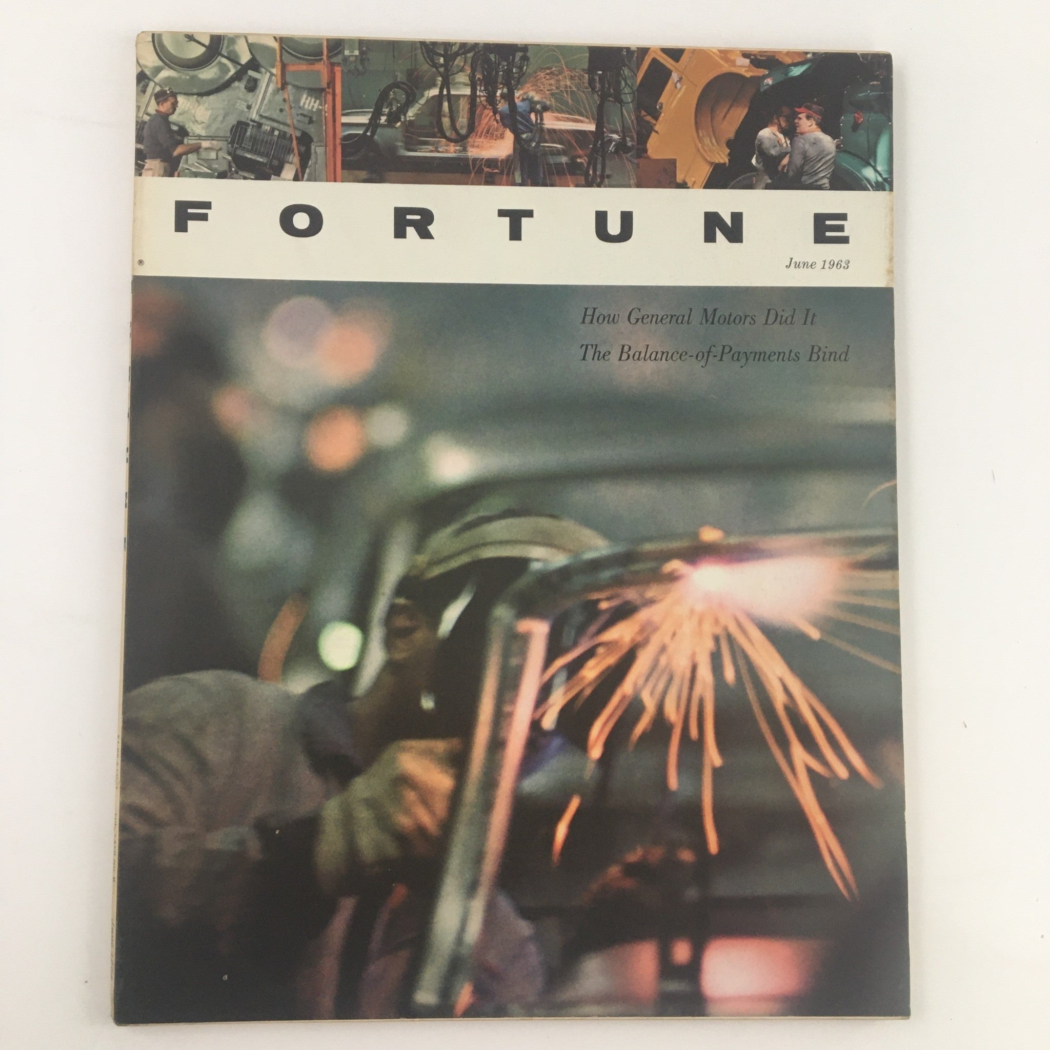 Fortune Magazine June 1963 The Balance of Payment Bind & General Motors No Label