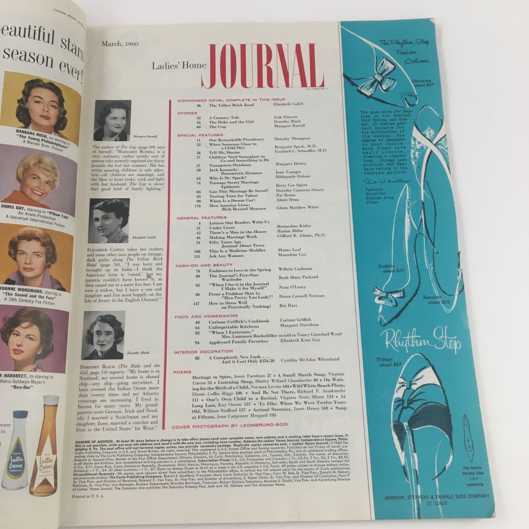 Ladies' Home Journal Magazine March 1960 Epidemic of Teenage Secret Marriages