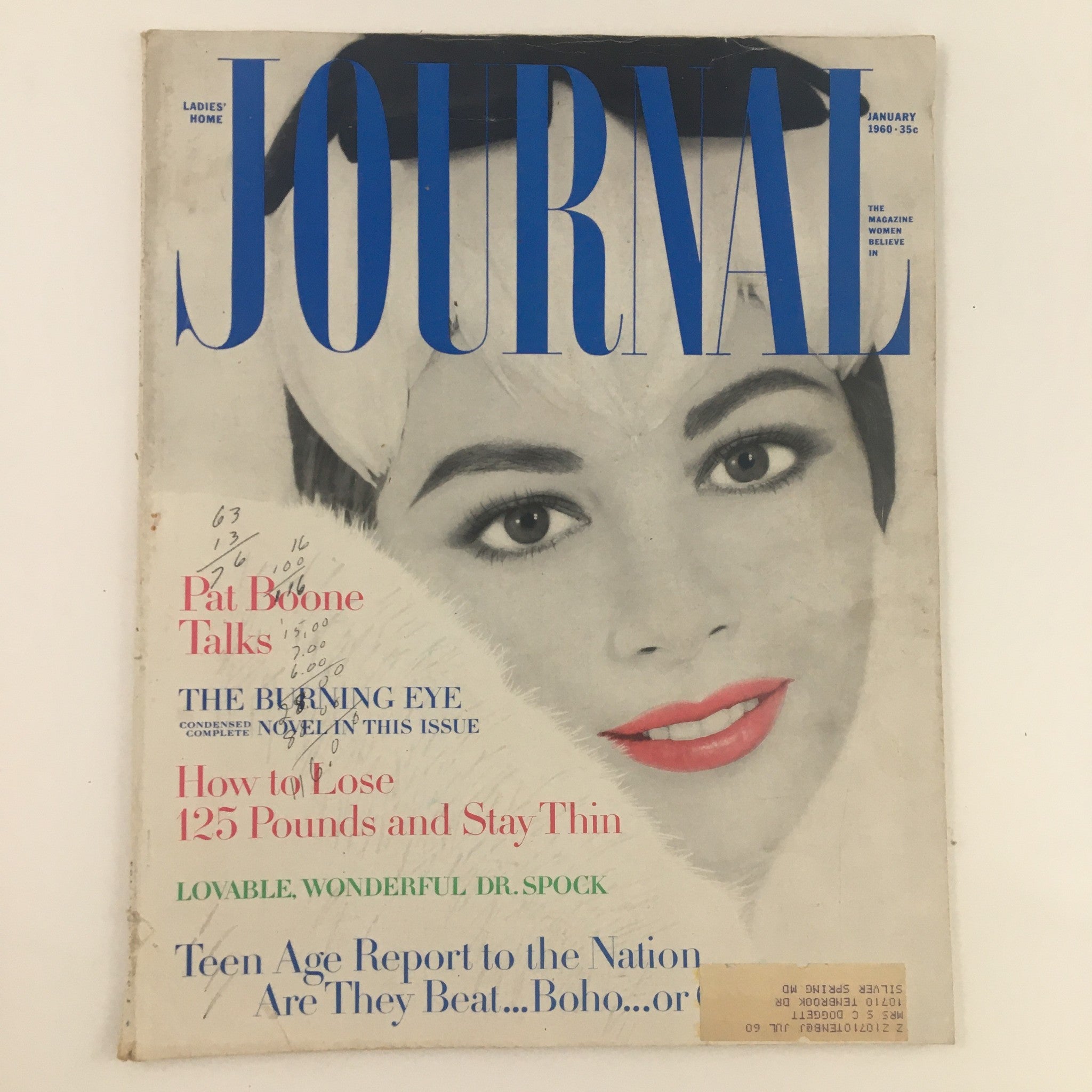 Ladies' Home Journal Magazine January 1960 American Singer Pat Boone Talks