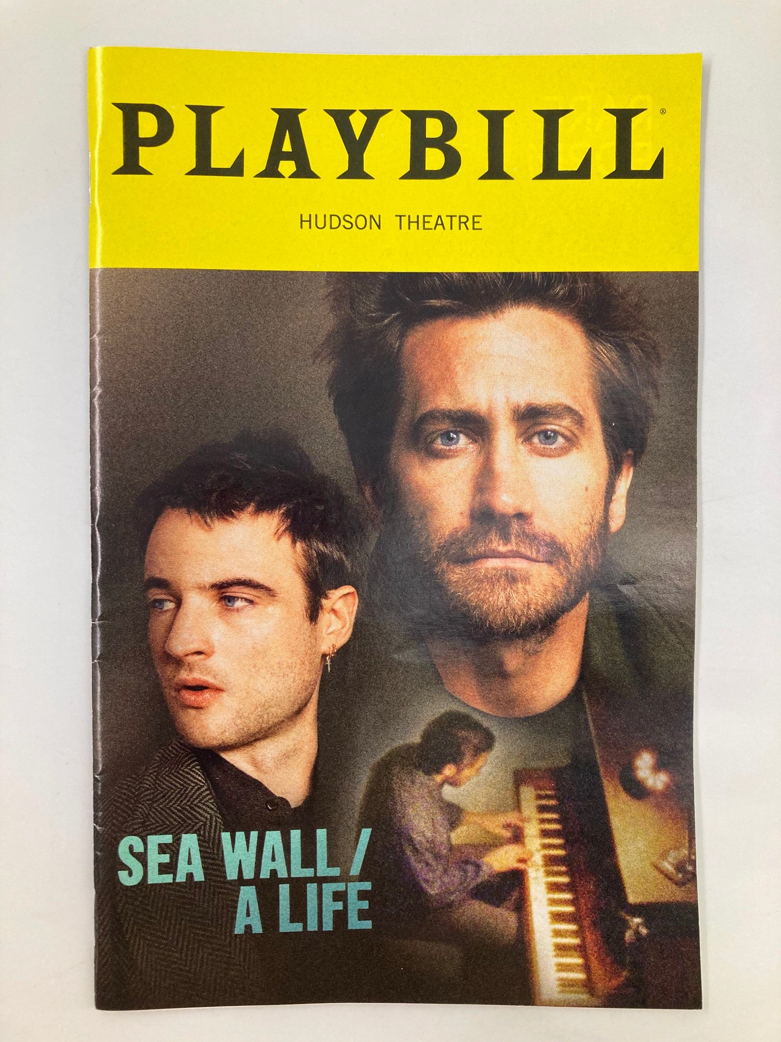 2019 Playbill Hudson Theatre Jake Gyllenhaal, Tom Sturridge in Sea Wall / A Life