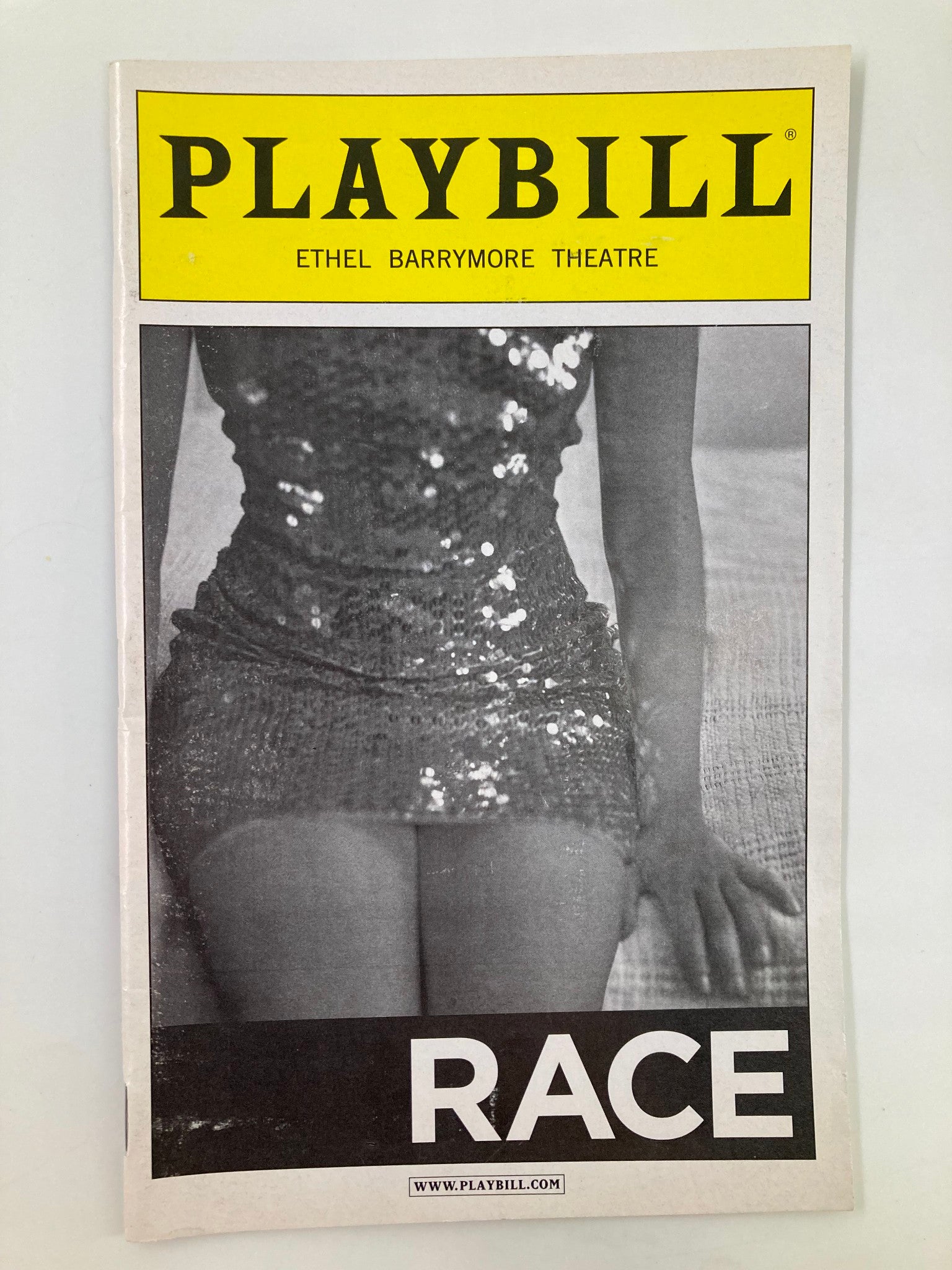 2010 Playbill Ethel Barrymore Theatre James Spader, David Alan Gier in Race