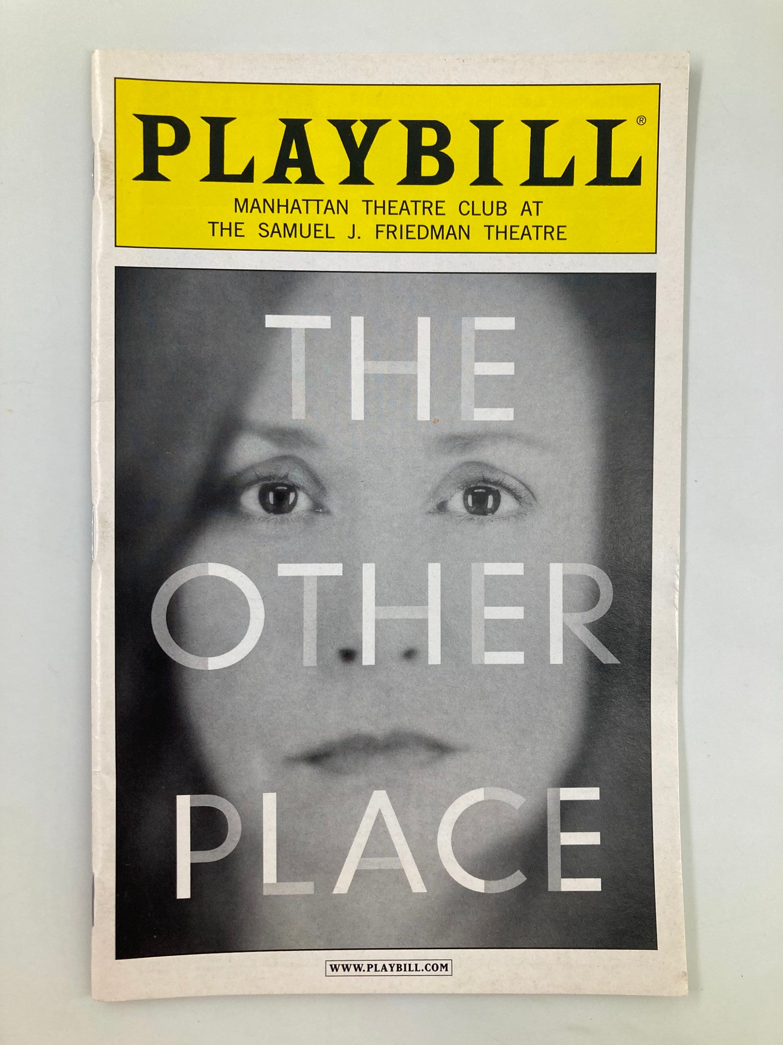 2013 Playbill Samuel J. Friedman Theatre Laurie Metcalf in The Other Place