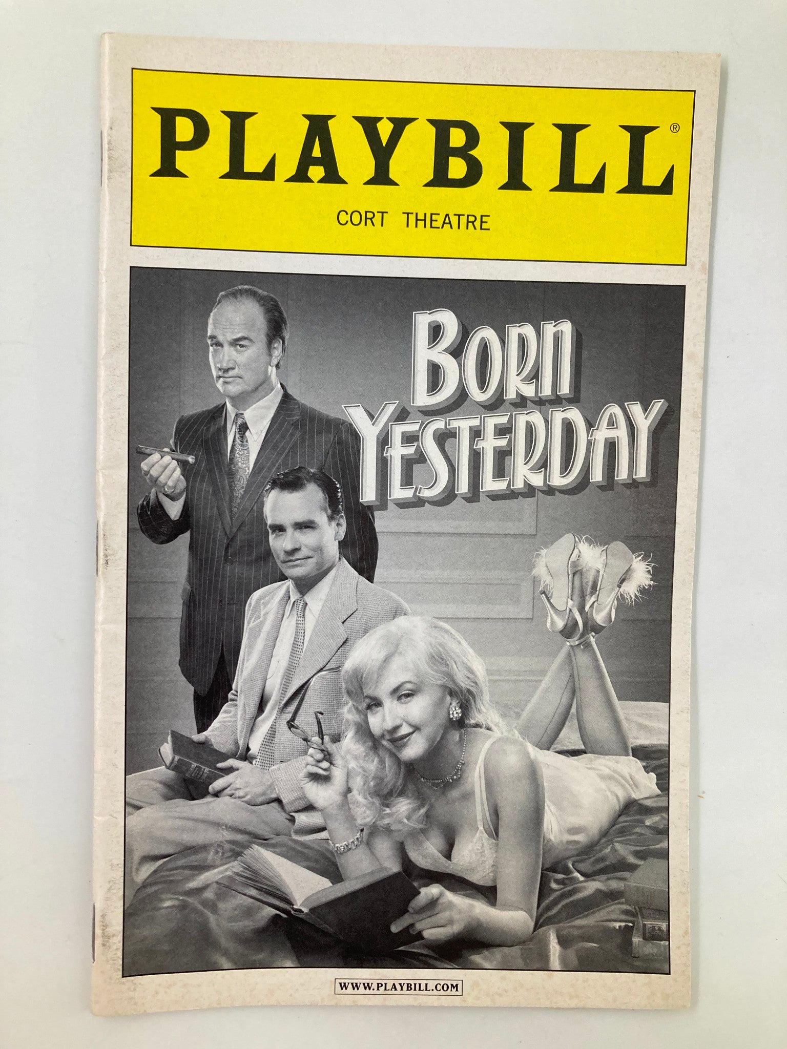 2011 Playbill Cort Theatre Jim Belushi, Nina Arianda in Born Yesterday