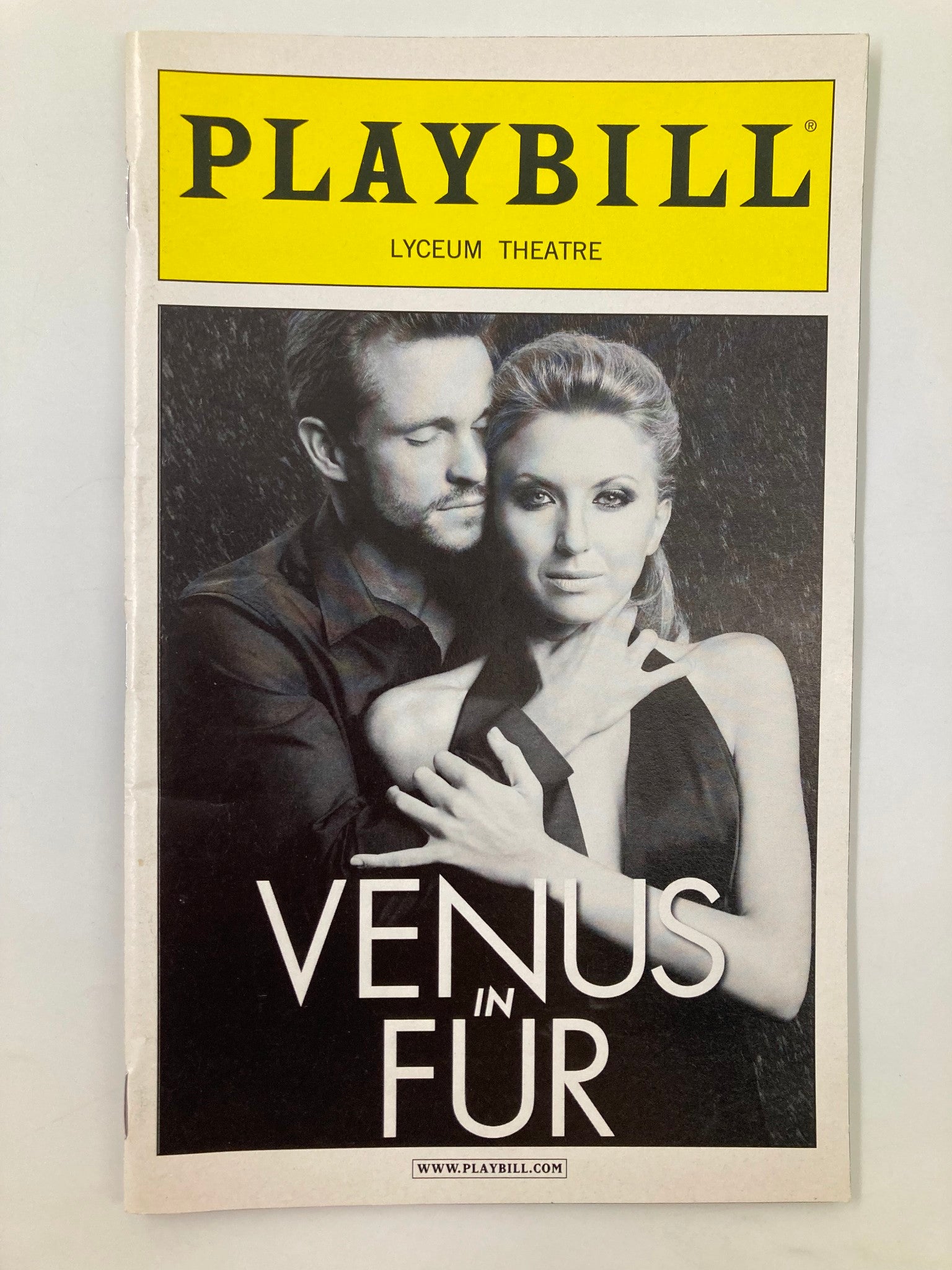 2012 Playbill Lyceum Theatre Nina Arianda, Hugh Dancy in Venus in Fur