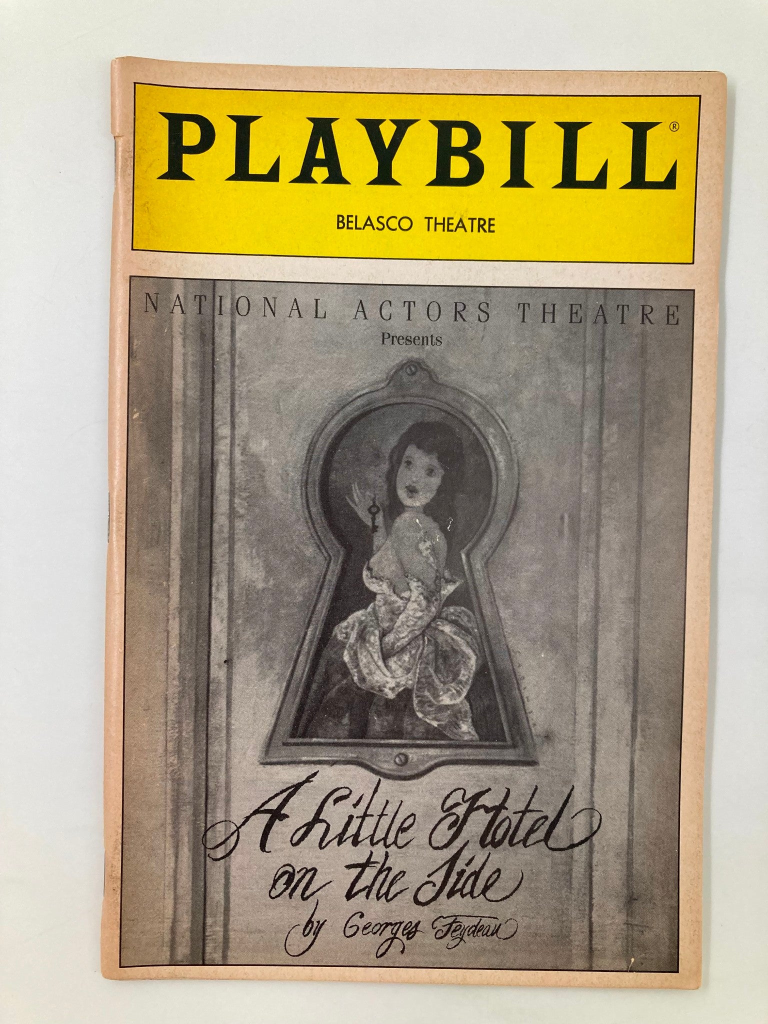 1992 Playbill Belasco Theatre Doug Adair, John Beal A Little Hotel On The Side