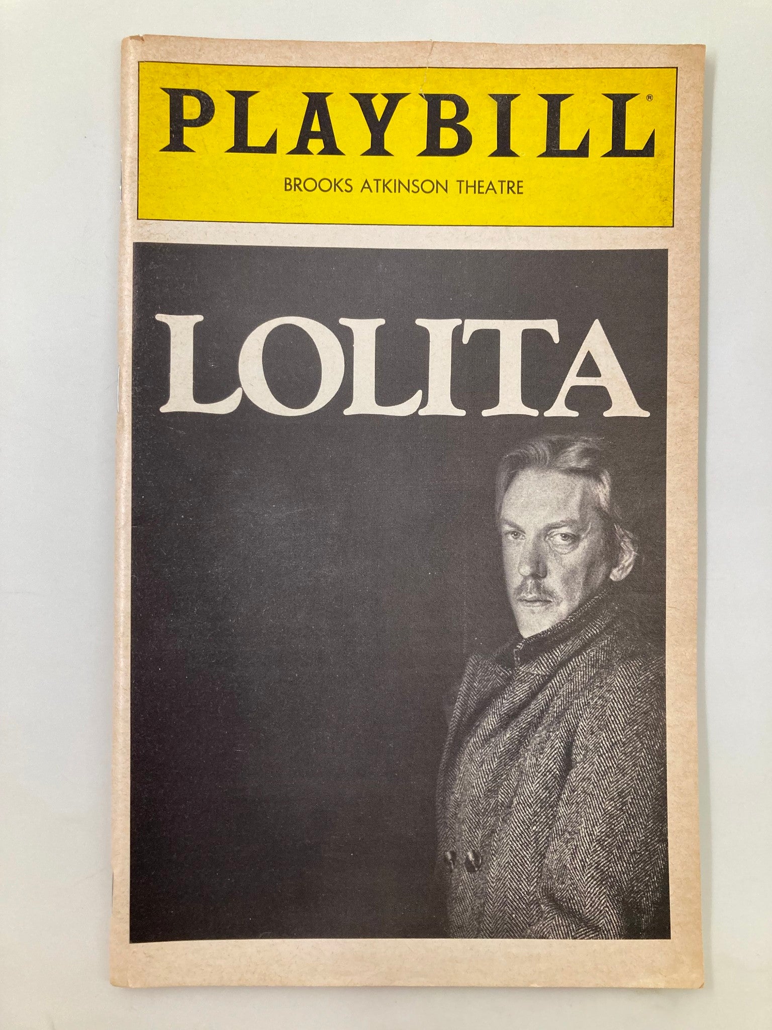 1981 Playbill Brooks Atkinson Theatre Donald Sutherland in Lolita A New Play