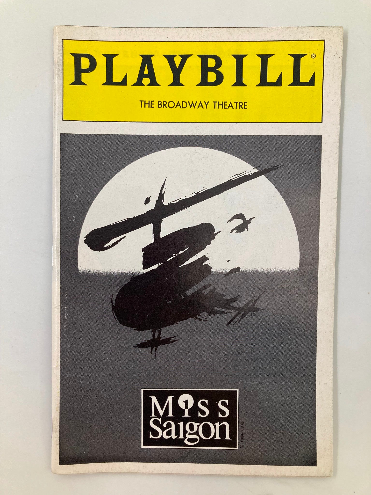 1995 Playbill Broadway Theatre Raul Aranas, Roxanne Taga as Kim in Miss Saigon