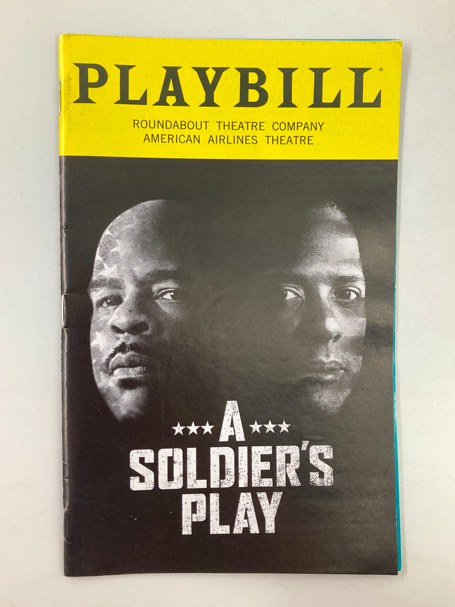 2020 Playbill American Airlines Theatre David Alan Grier in A Soldier's Play