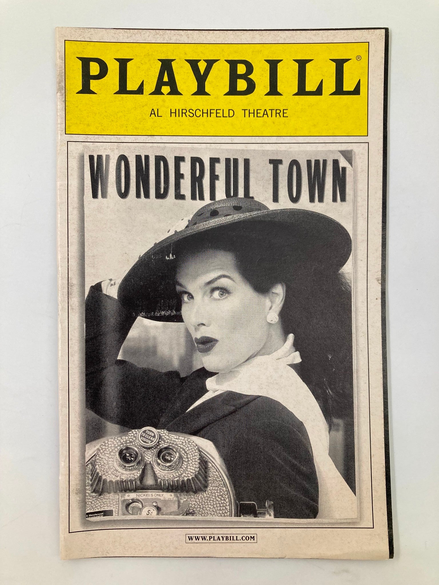 2005 Playbill Al Hirschfeld Theatre Brooke Shields in Wonderful Town