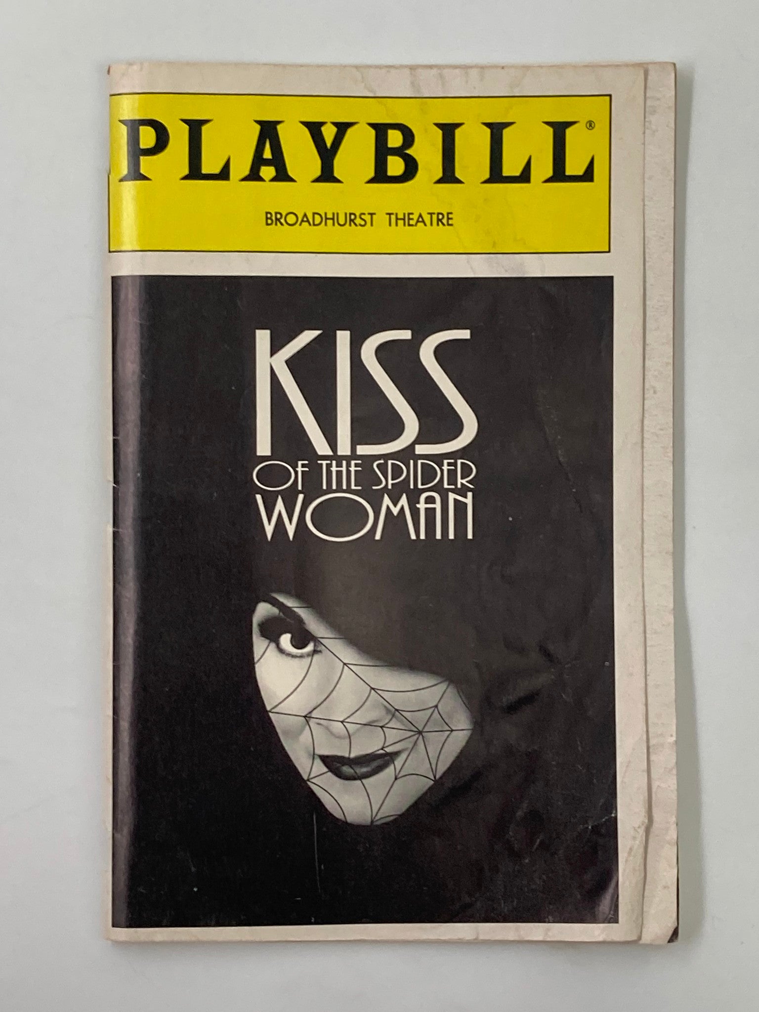 1994 Playbill Broadhurst Theater Chita Rivera in Kiss of the Spider Woman