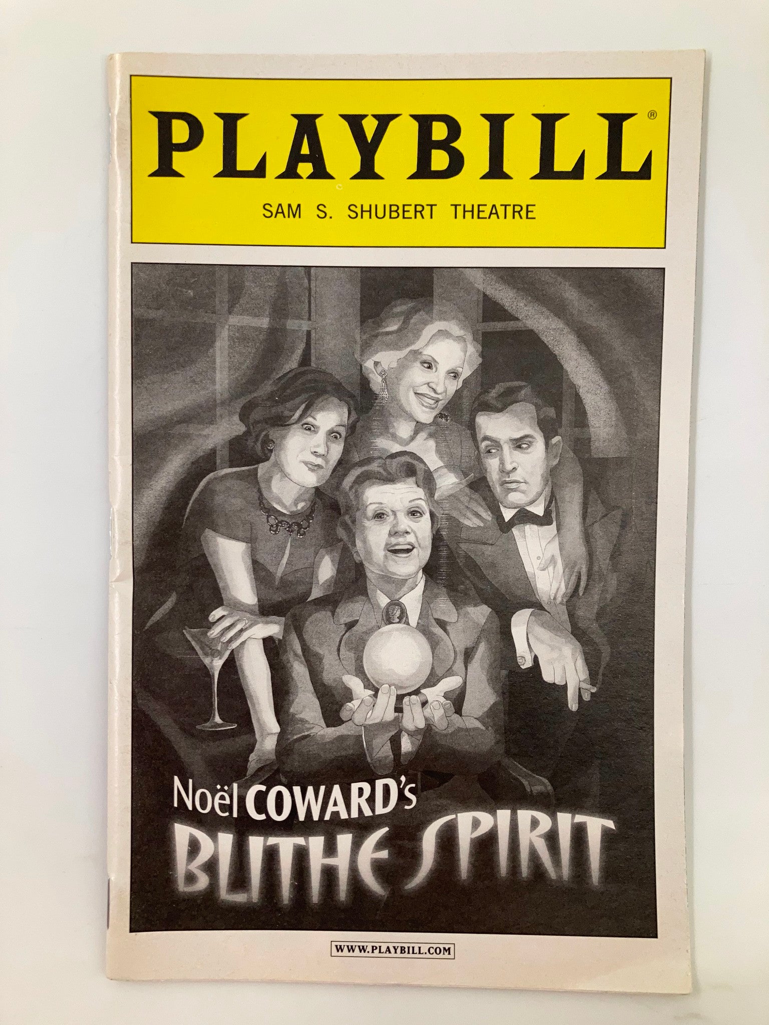 2009 Playbill Sam S. Shubert Theatre Angela Lansbury in Blithe Spirit VG