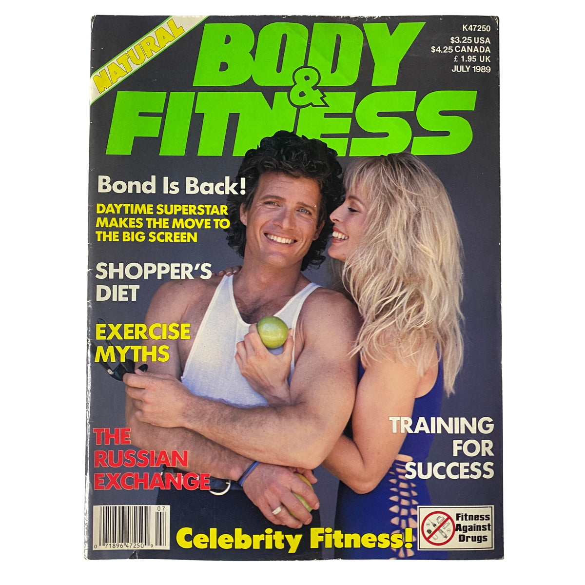 Natural Body & Fitness July 1989 Vintage Magazine