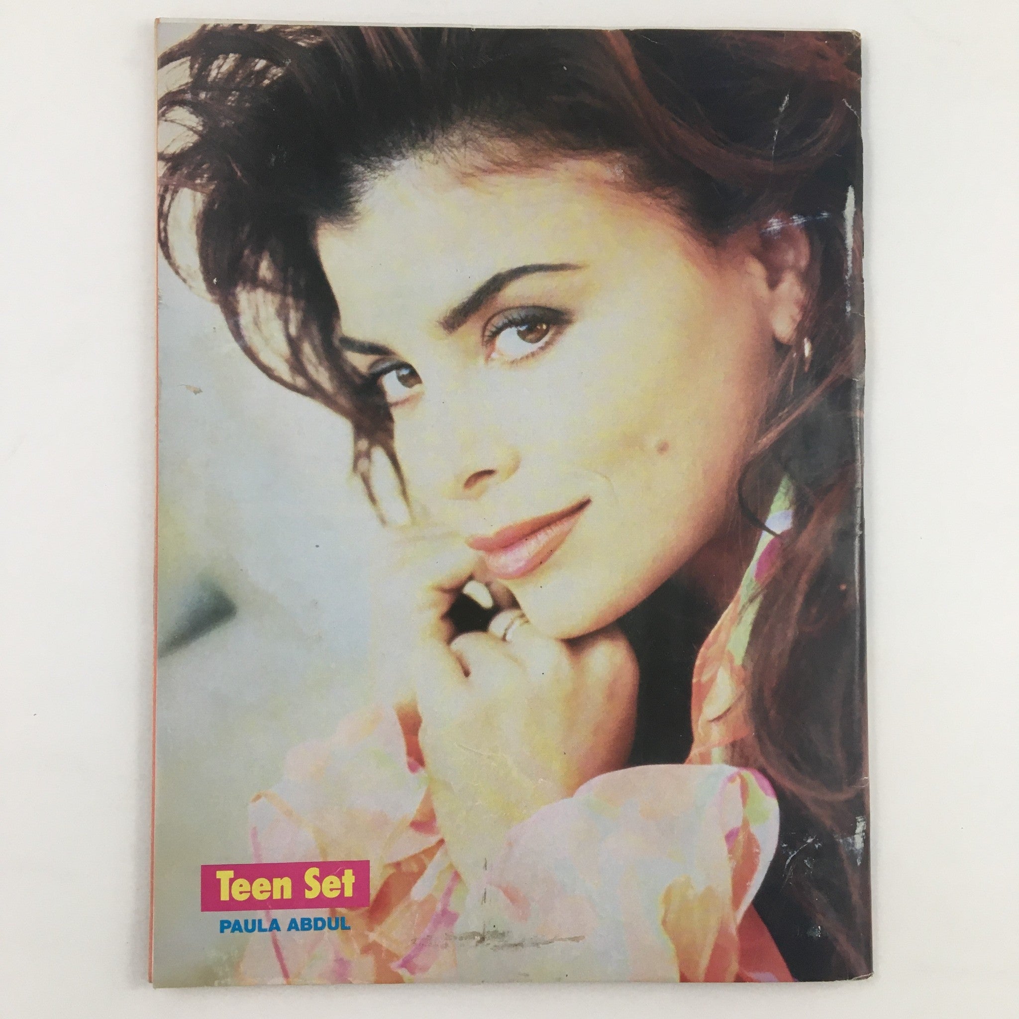 Teen Set Magazine October 1991 cover featuring Paula Abdul, displaying her portrait with a vibrant design that captures the essence of early '90s pop culture.