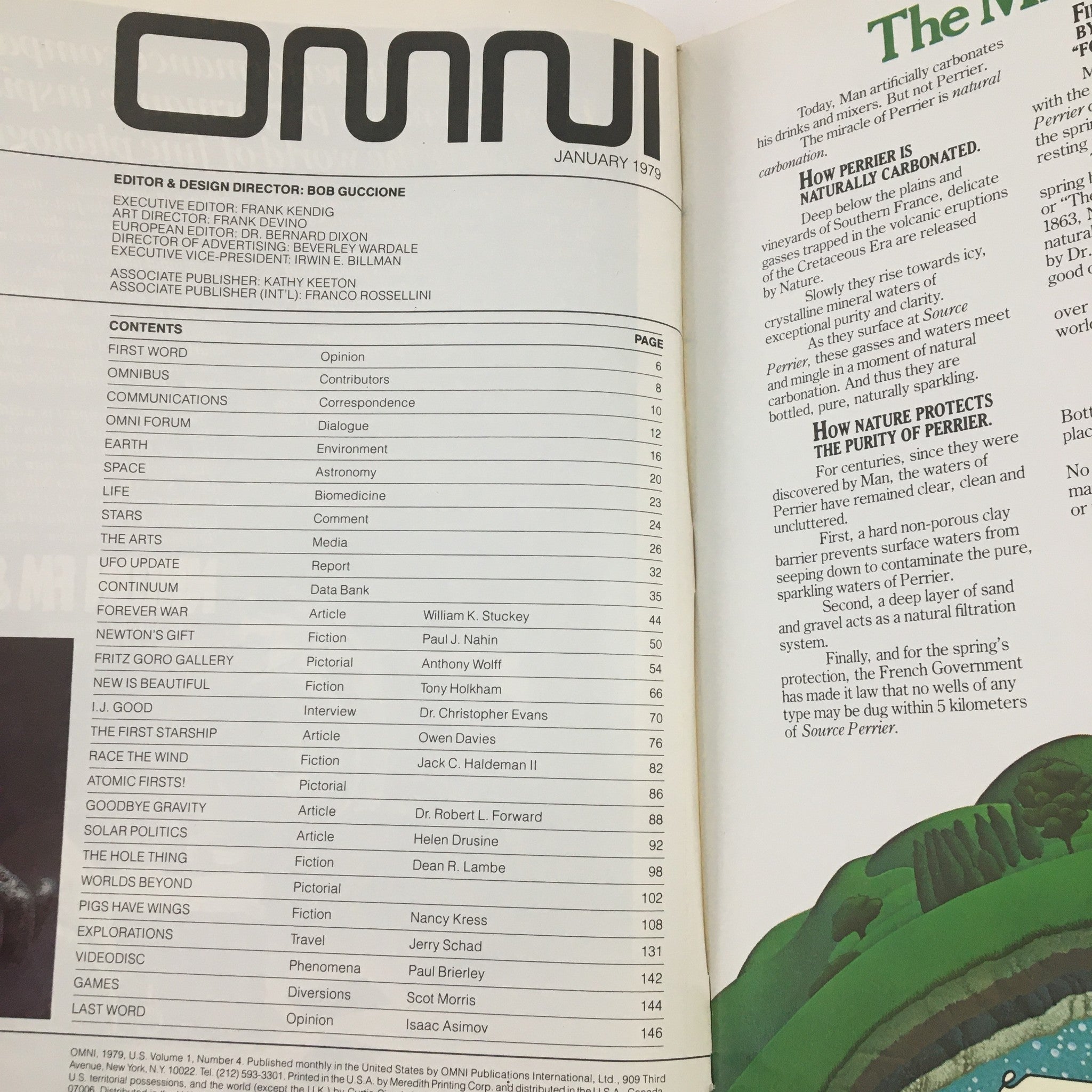 Omni Magazine January 1979 First Pictures of Atom Ultra Intelligent Daedalus