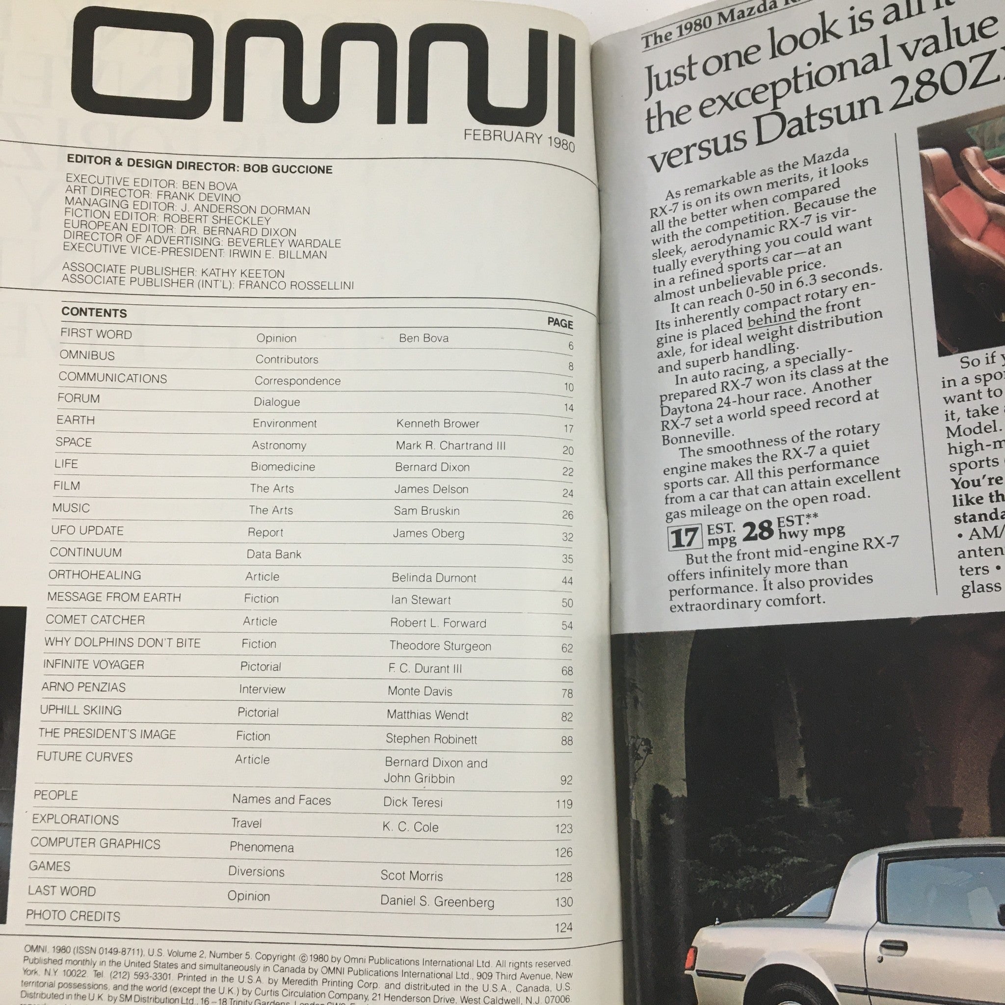 Omni Magazine February 1980 The Star Engine For Halley's Comet No Label