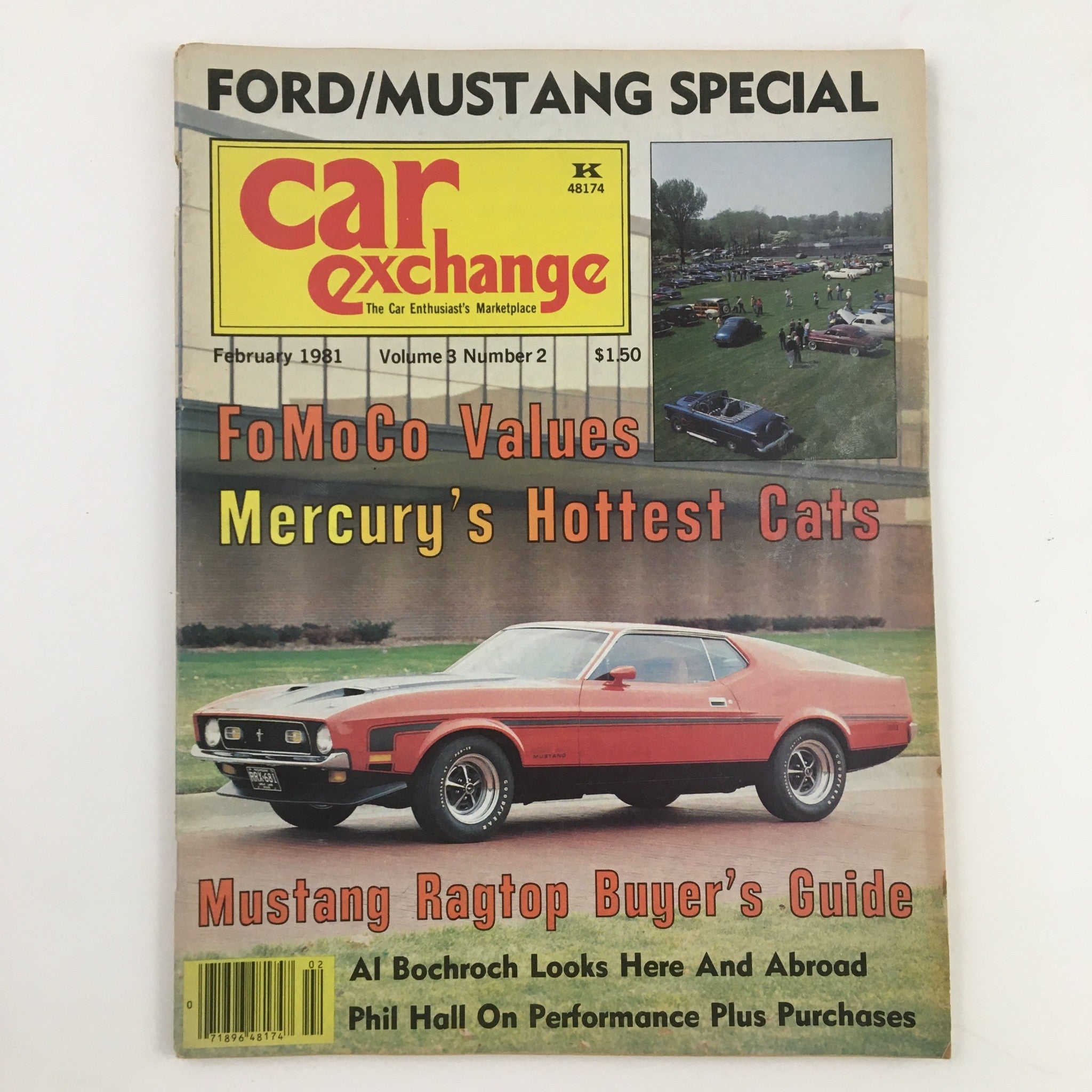 Car Exchange Magazine February 1981 Mustang Ragtop Buyer's Guide No Label