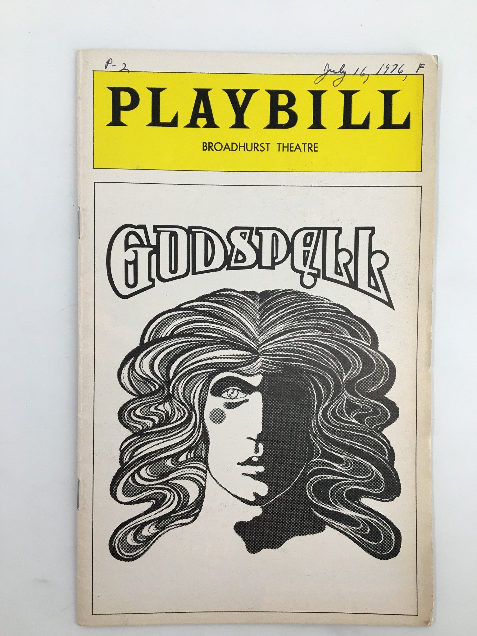 1976 Playbill Broadhurst Theatre Lamar Alford, Tony Hoty in Godspell