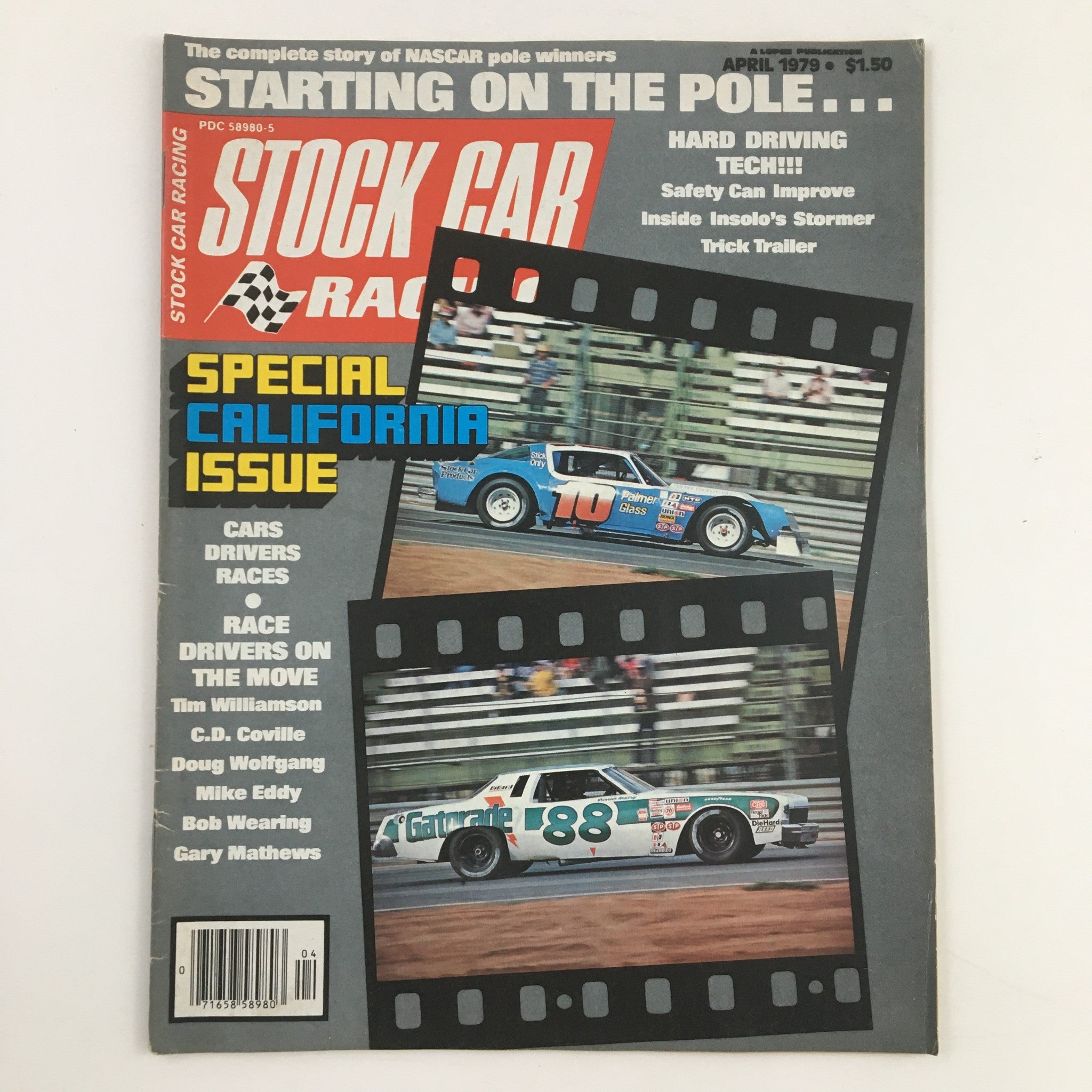 Stock Car Racing Magazine April 1979 Racer Tim Williamson On The Move No Label