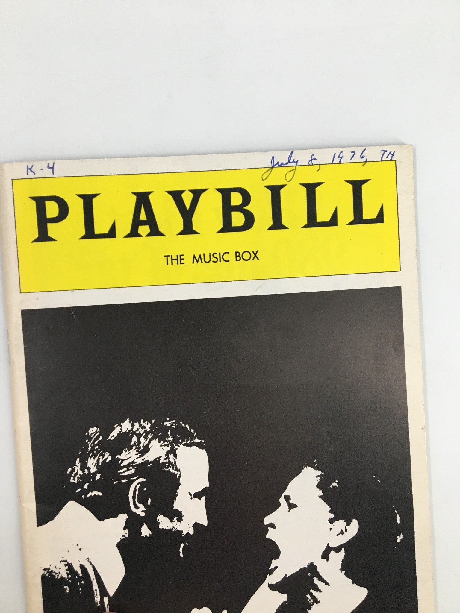 1976 Playbill The Music Box Ben Gazzara in Who's Afraid of Virginia Woolf?