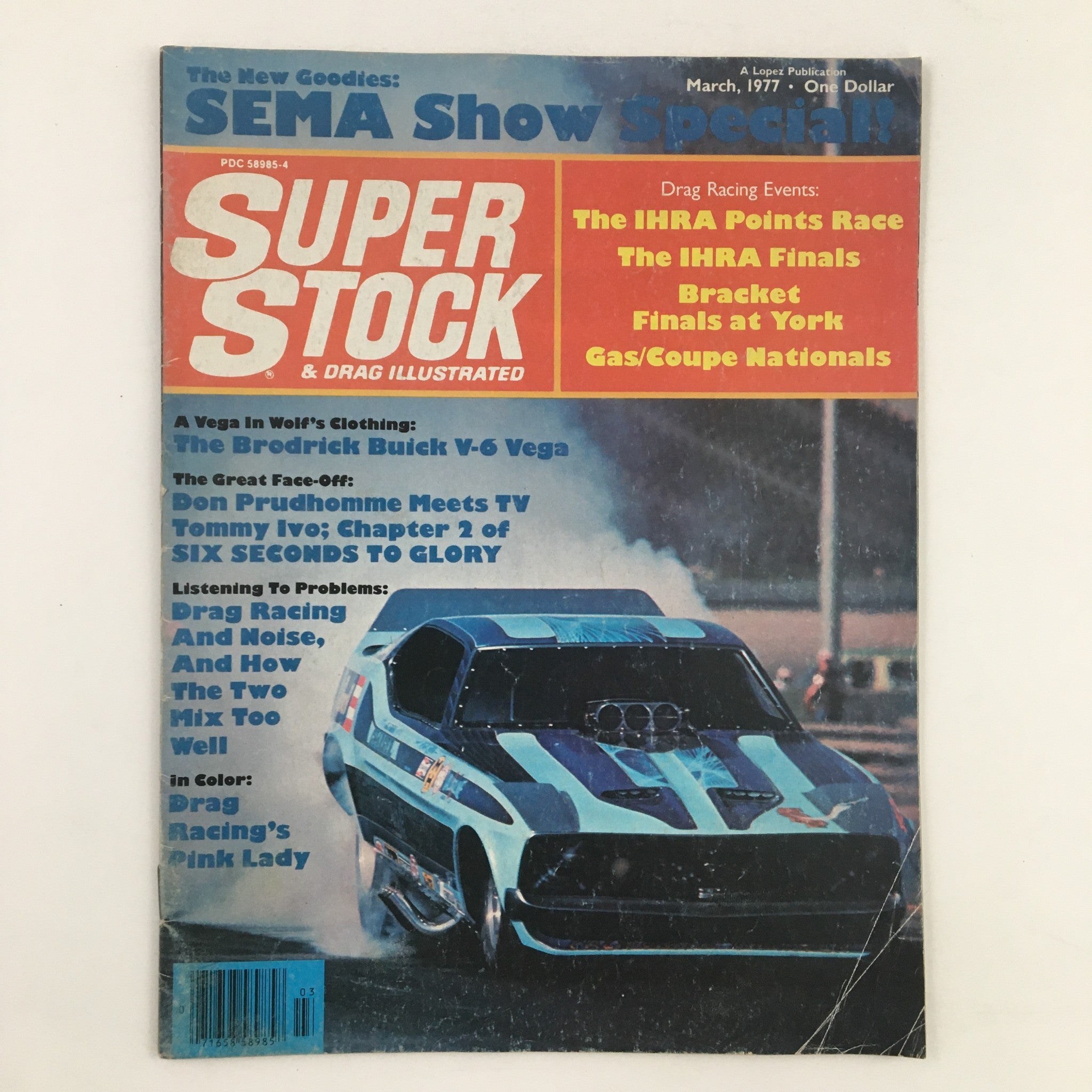 Super Stock Magazine March 1977 The Keeling & Clayton at NHRA World No Label