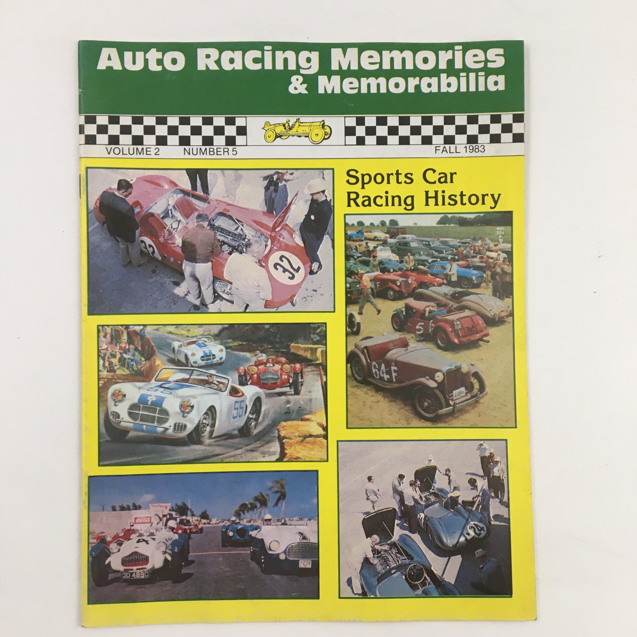 Auto Racing Memories & Memorabilia Fall 1983 Sports Car Racing History No Label