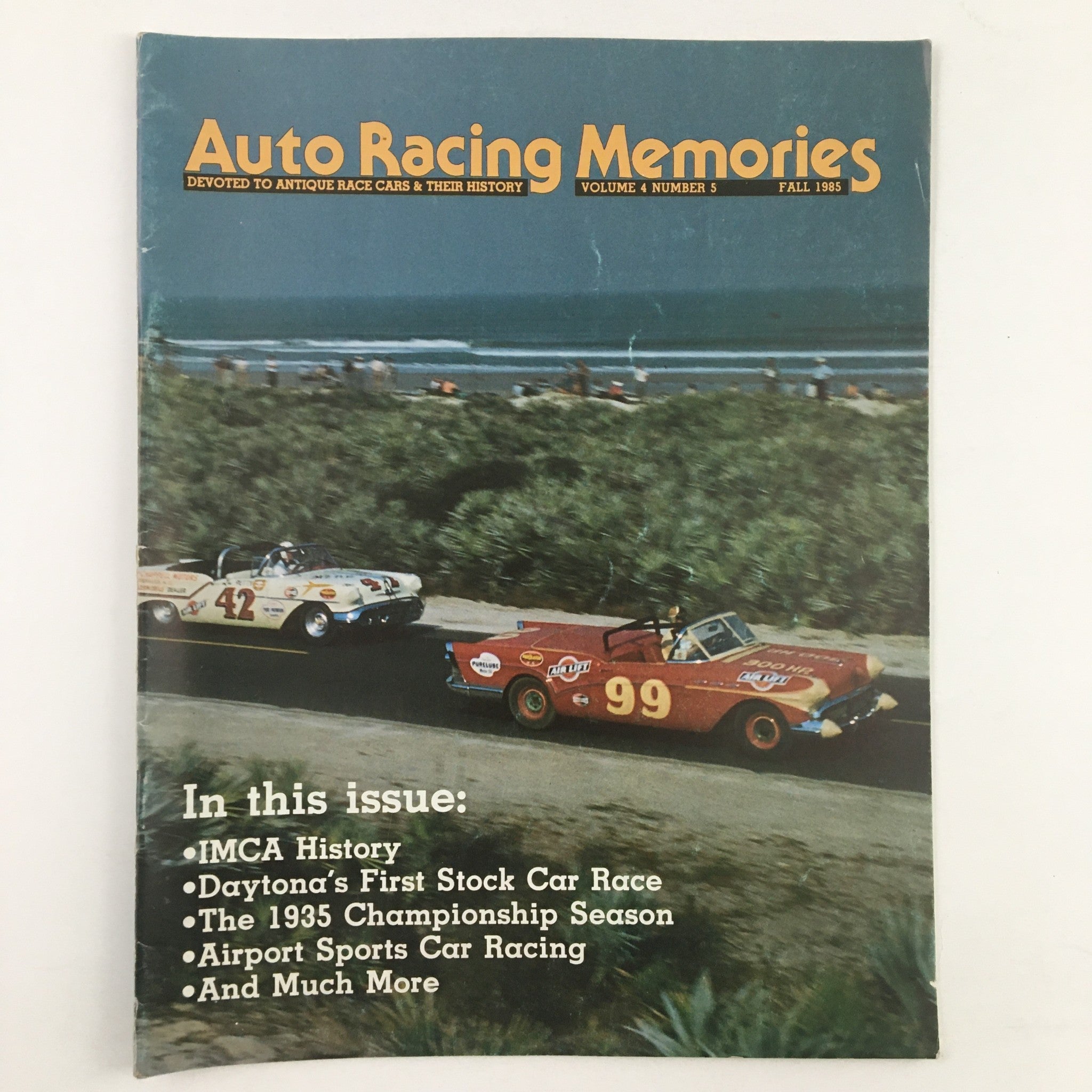 Auto Racing Memories Fall 1985 History of IMCA Reprinted from Speed Age No Label