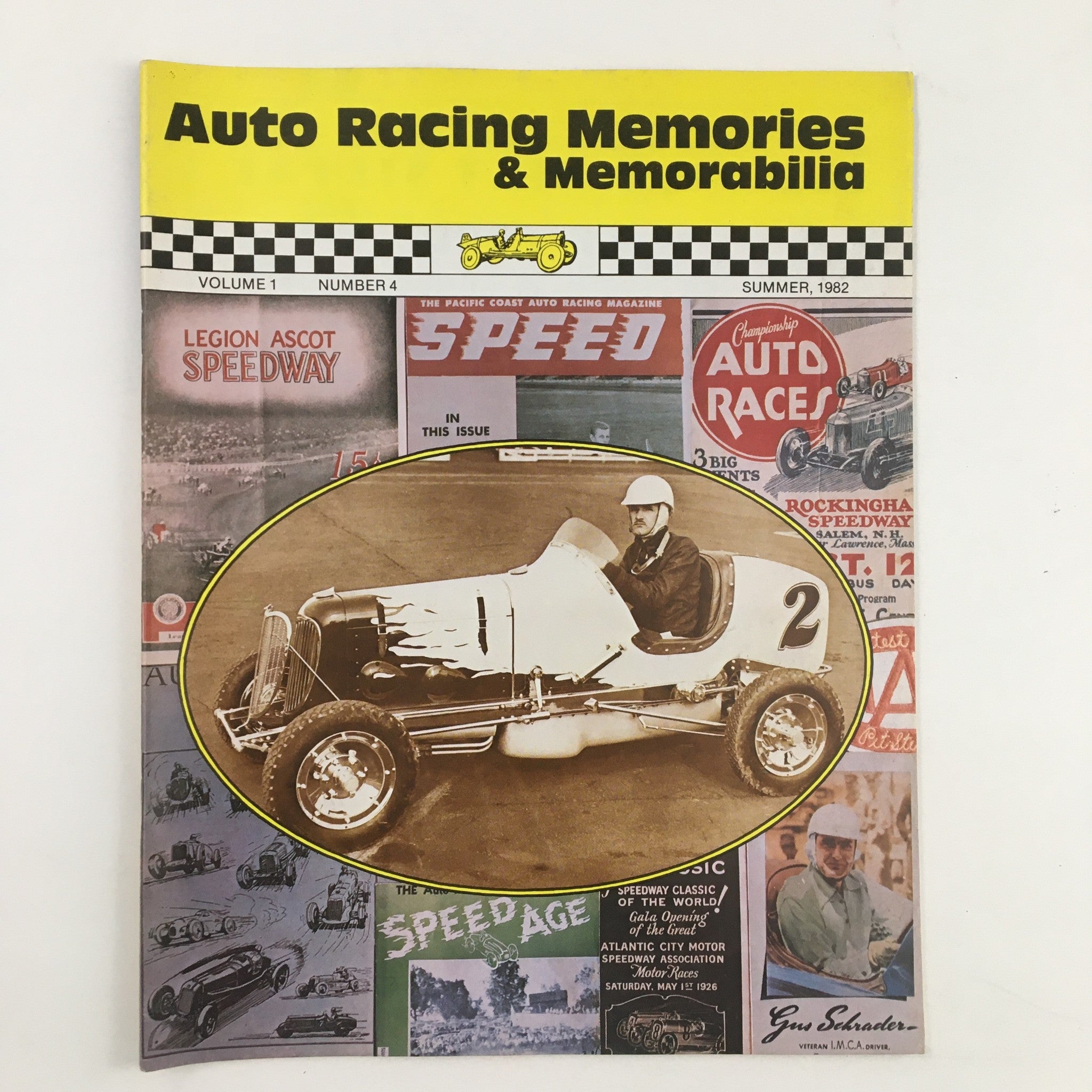 Auto Racing Memories & Memorabilia Summer 1982 Midget Auto Racing No Label