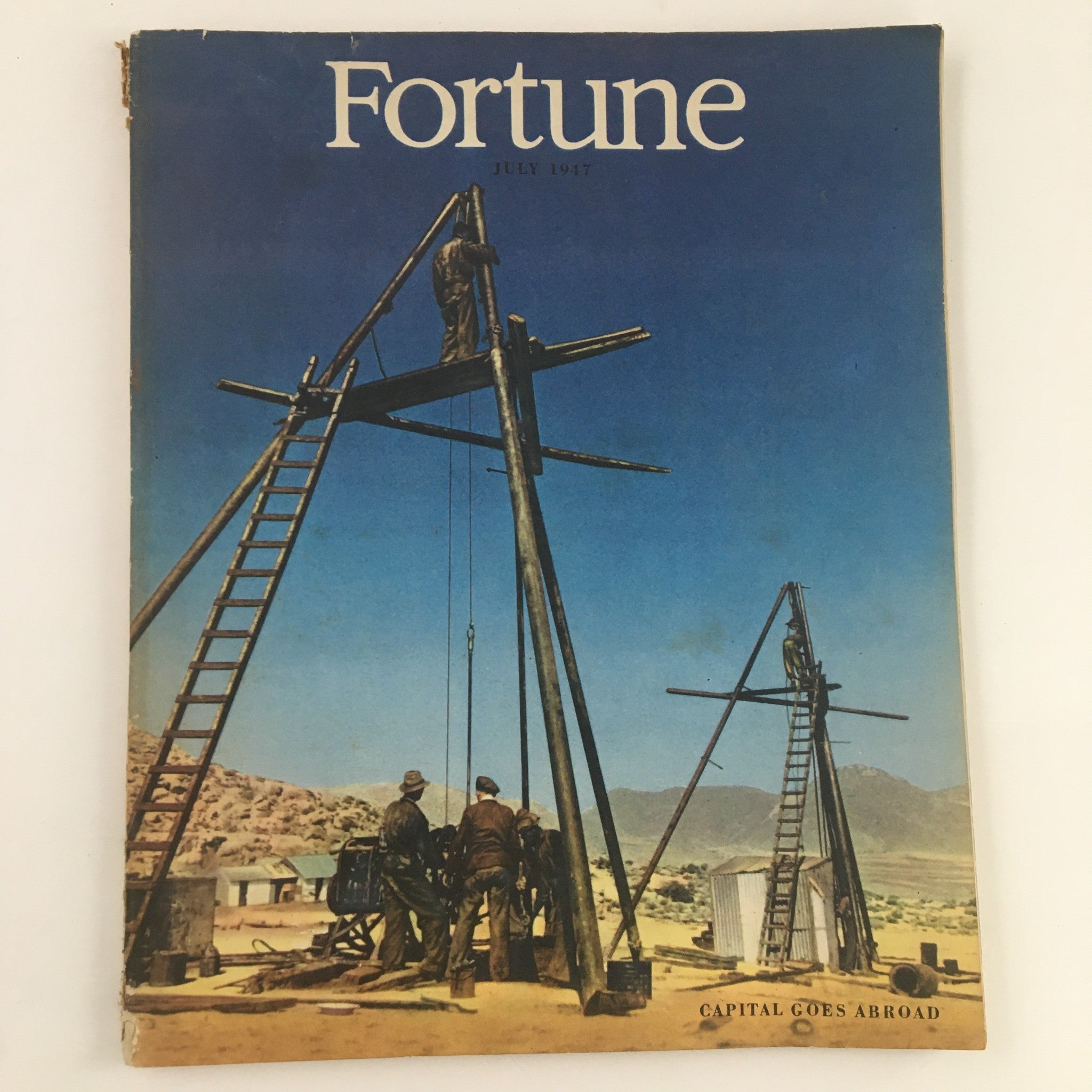 Fortune Magazine July 1947 Vol. 36 No. 1 The Bolt in Cotton Textiles No Label