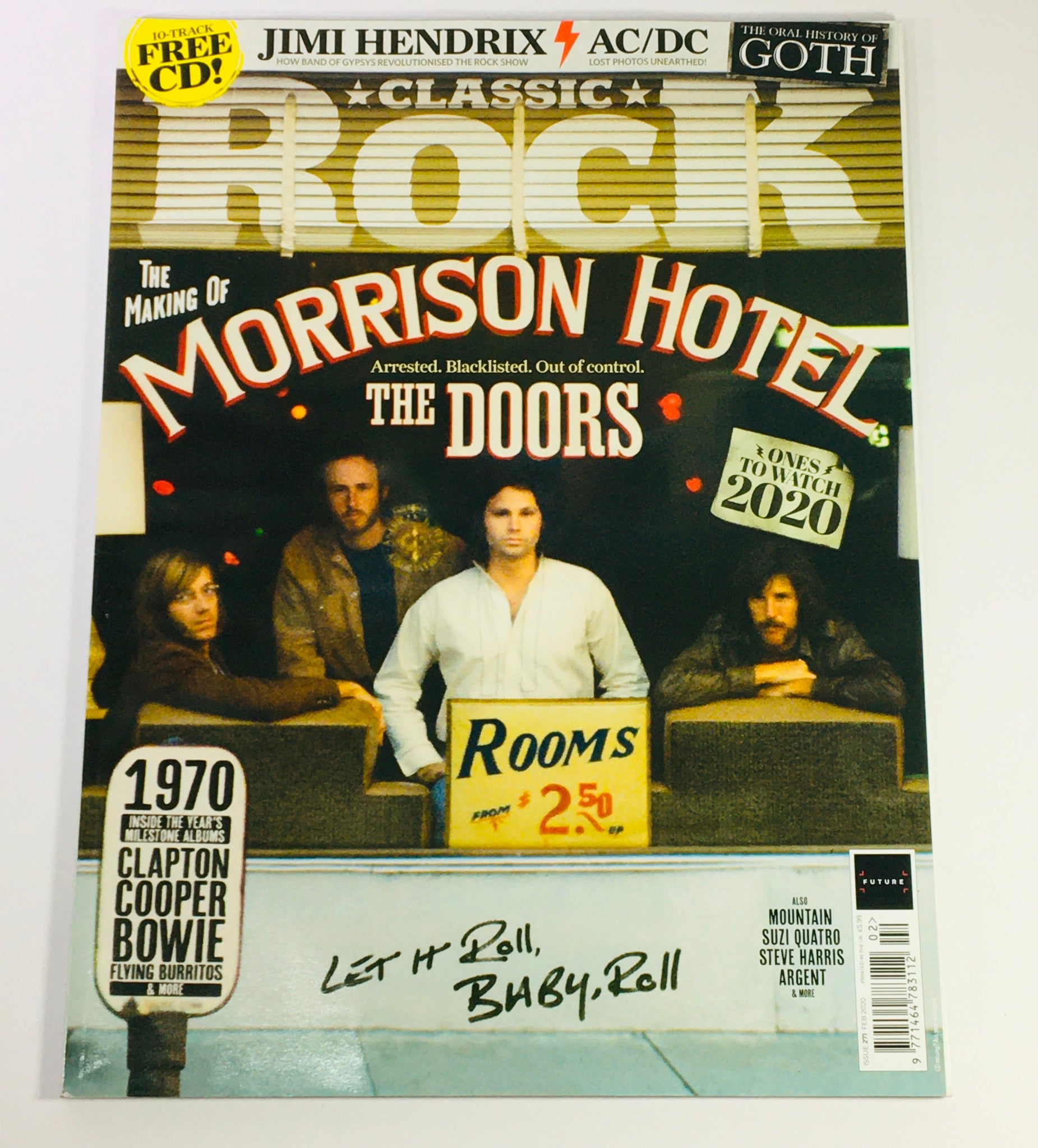 Classic Rock Magazine February 2020 #271 - Jimi Hendrix and The Doors UK Import