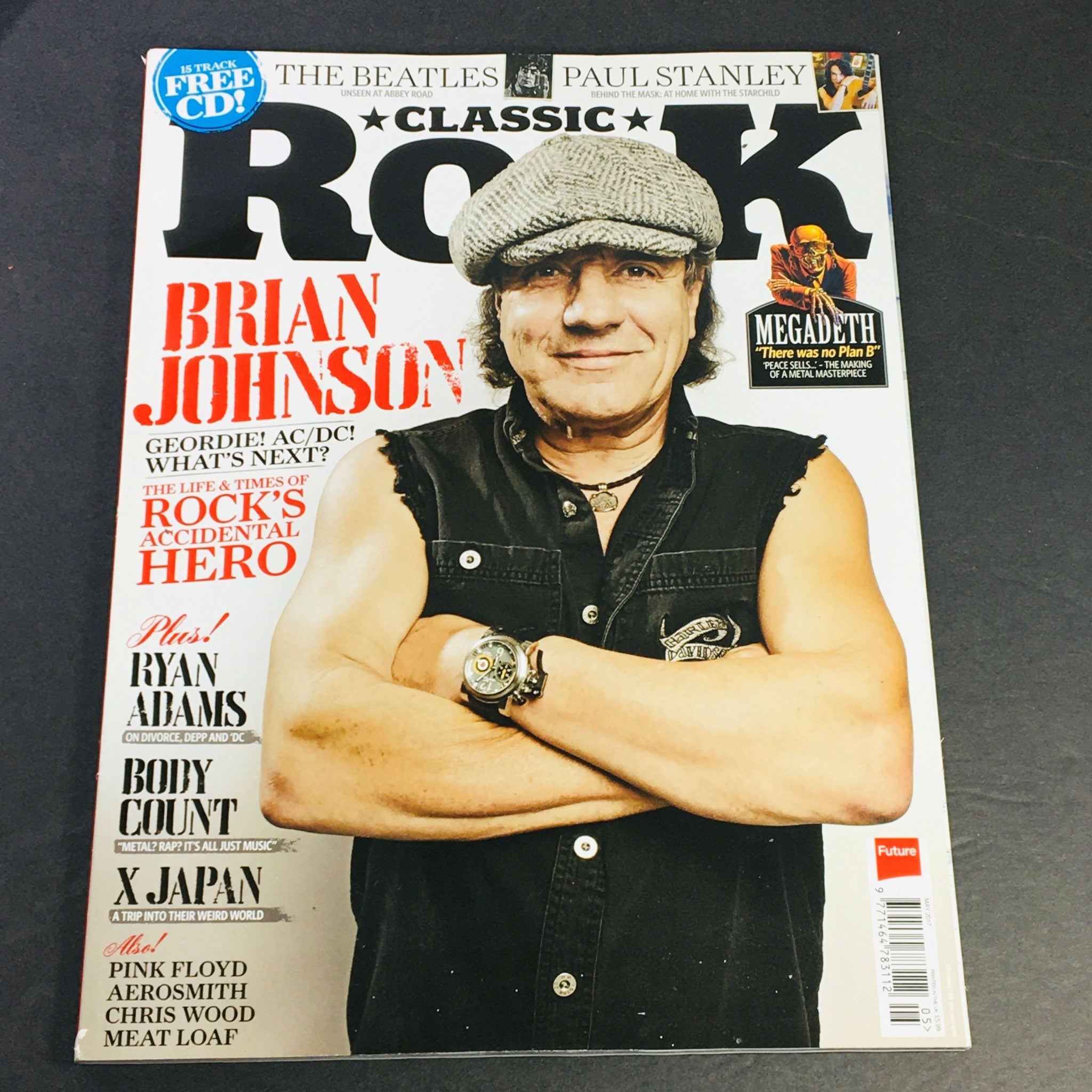 Classic Rock Magazine May 2017 #235 - Brian Johnson Plus Ryan Adams UK Import