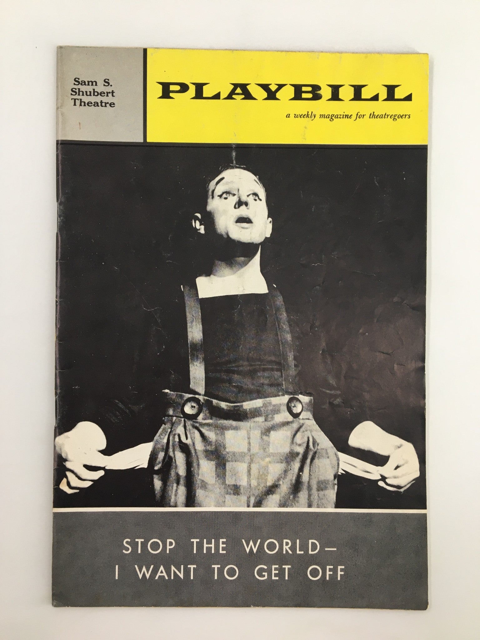 1962 Playbill Sam S. Shubert Theatre Stop The World - I Want To Get Off