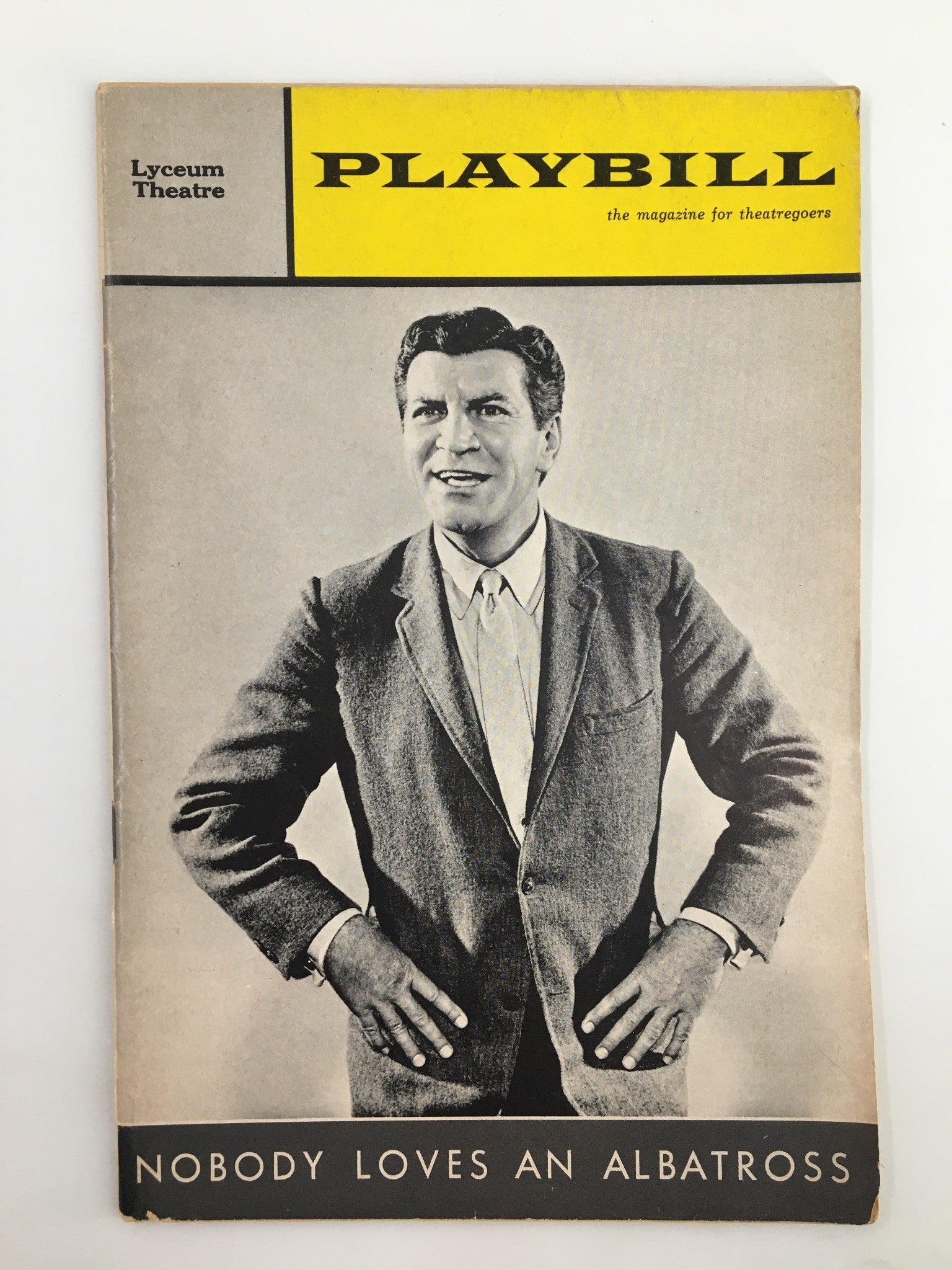 1964 Playbill Lyceum Theatre Robert Preston in Nobody Loves An Albatross