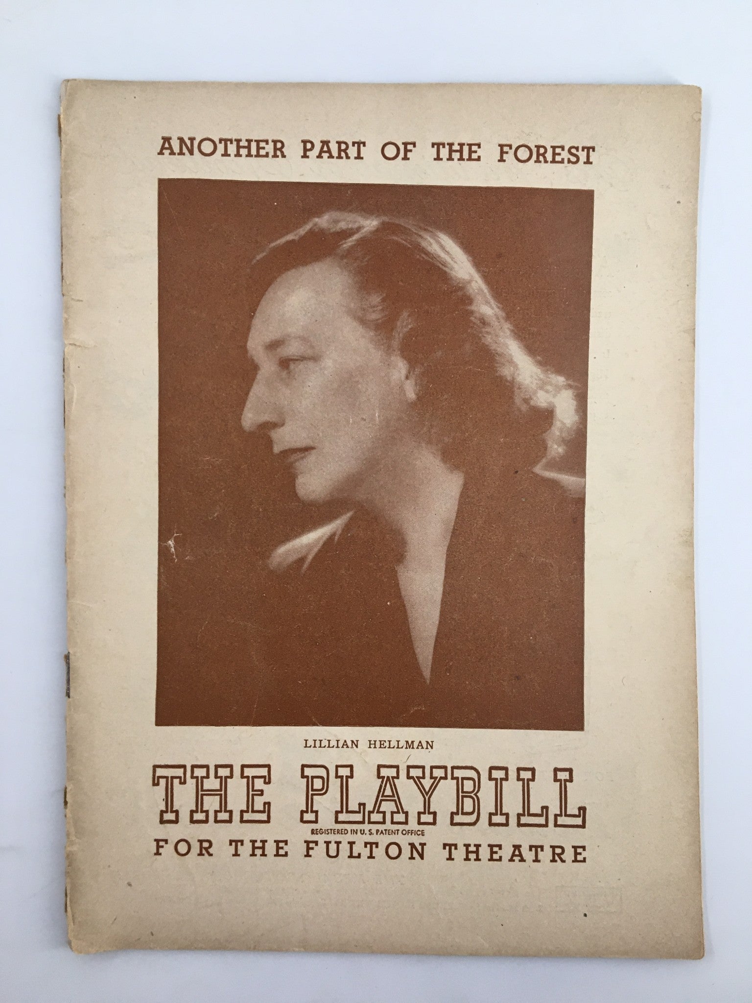 1947 Playbill Fulton Theatre Percy Waram in Another Part of the Forest